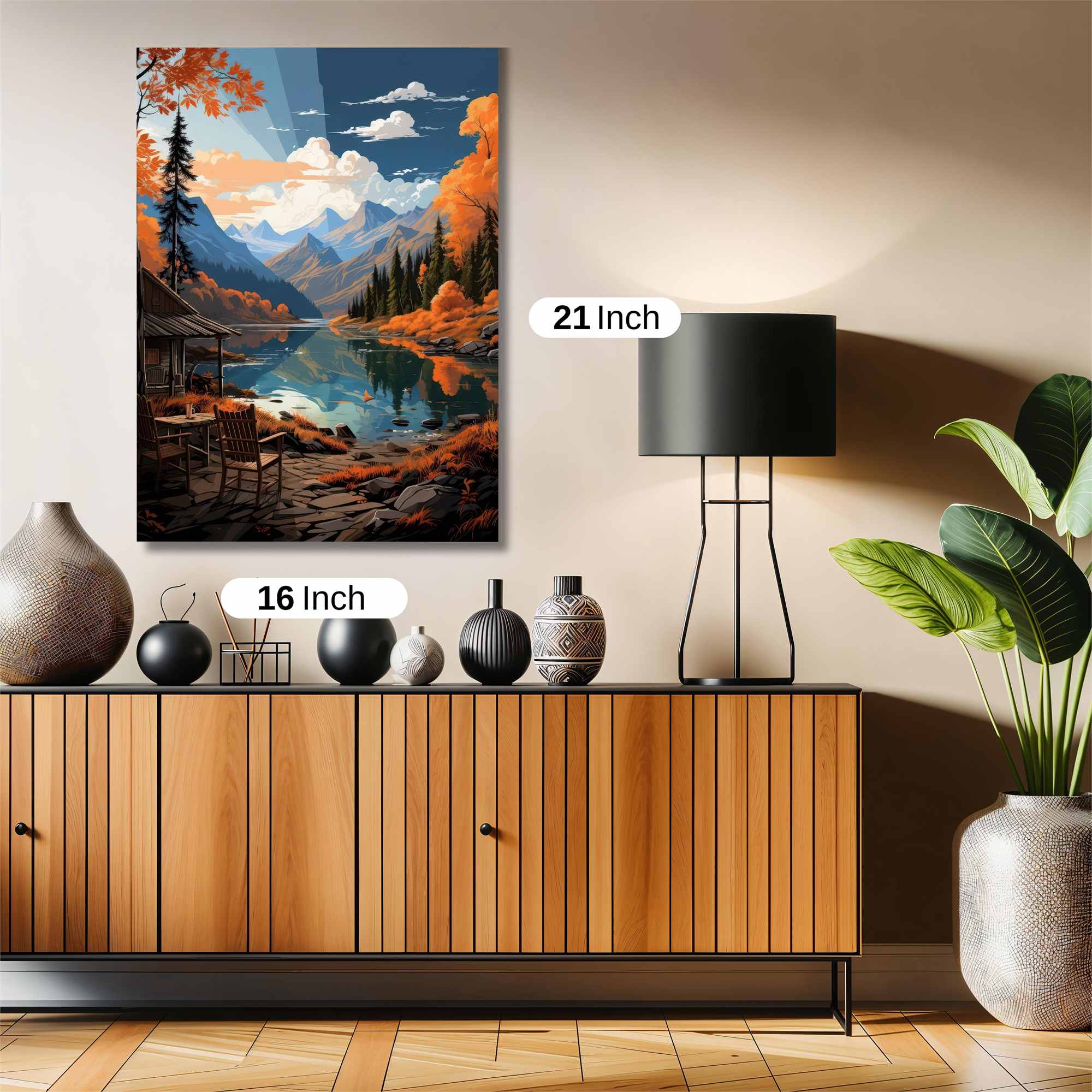 Mountain Serenity Safe Wall Magnetic / M