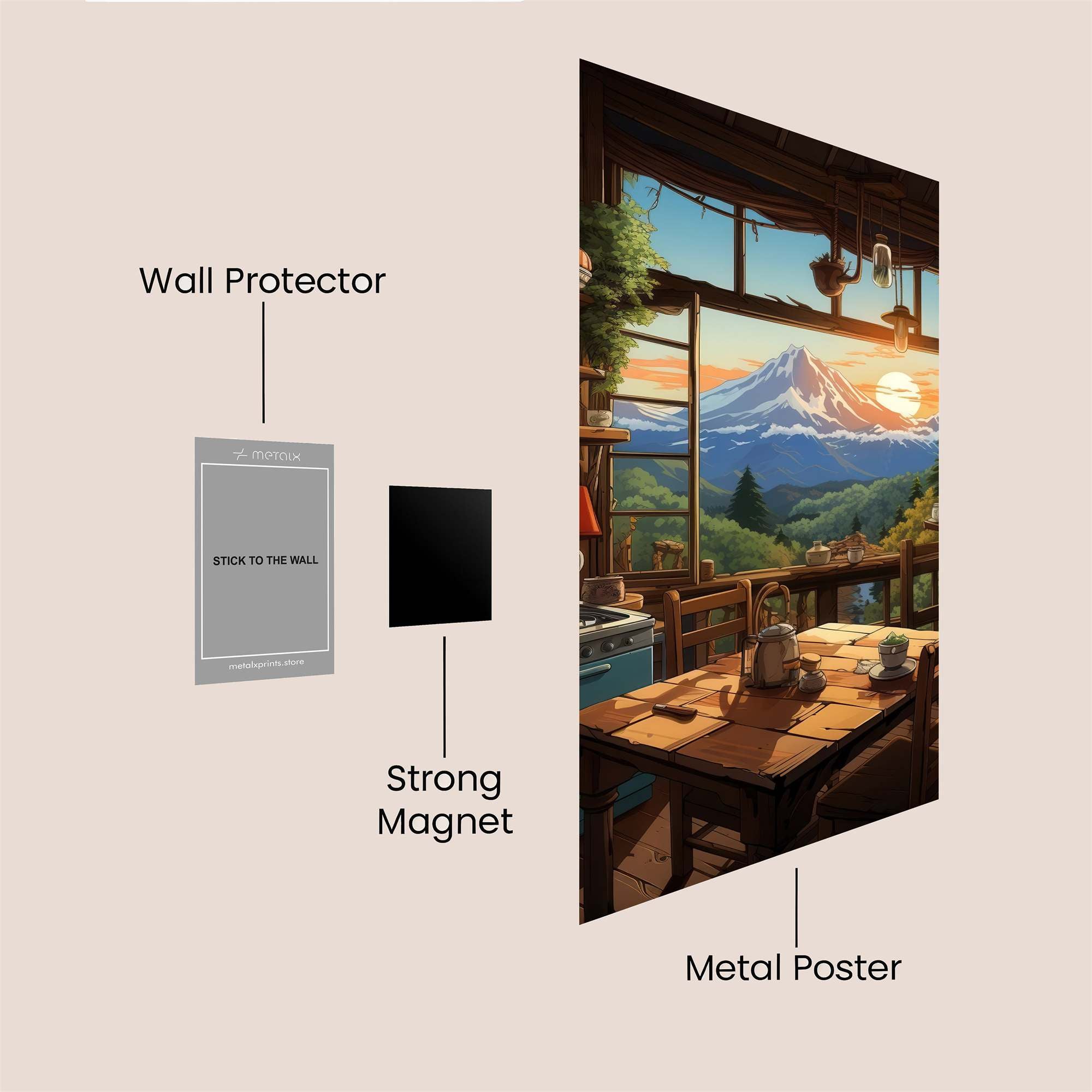 Fuji Serenity Safe Wall Magnetic / M