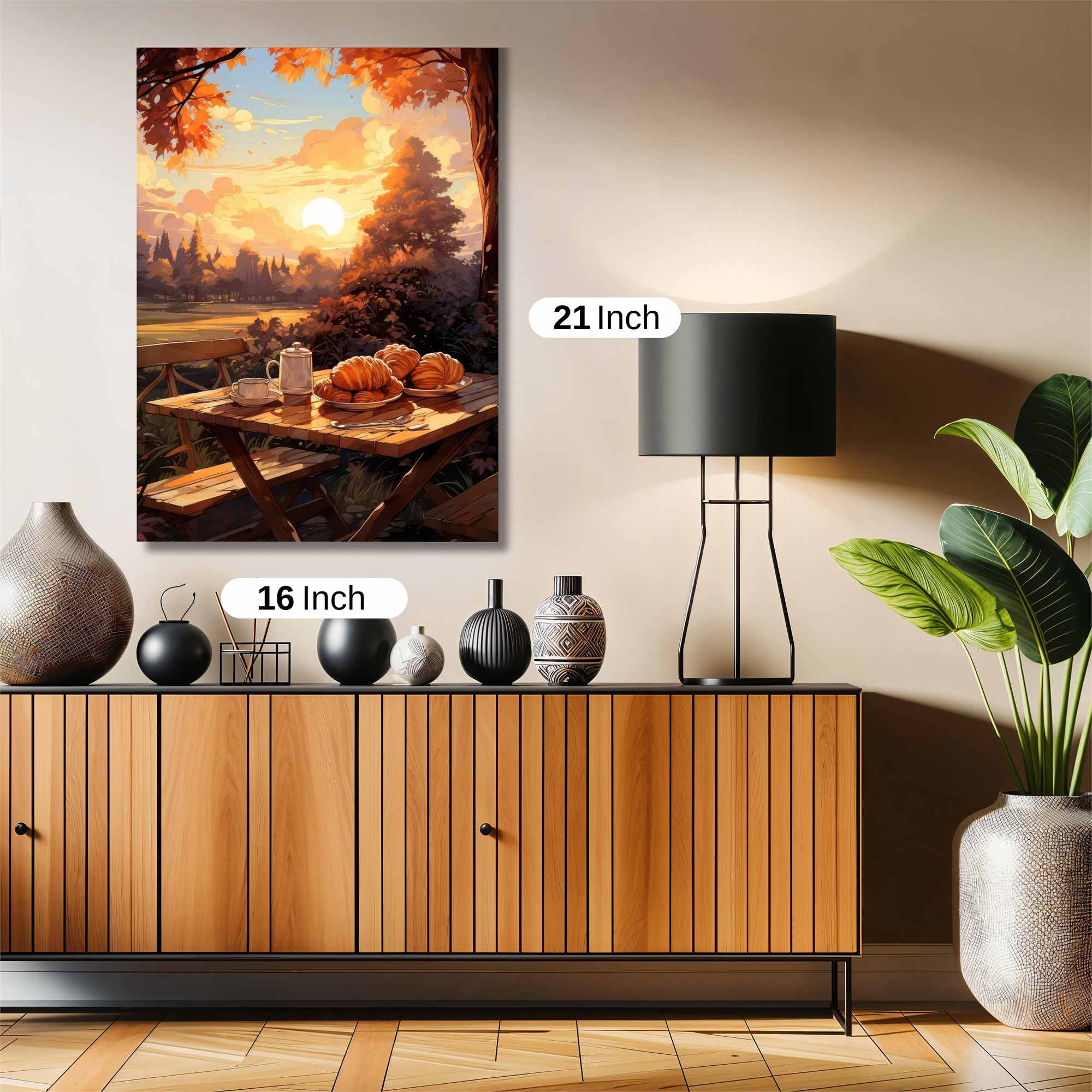 Sunset Serenity Safe Wall Magnetic / M