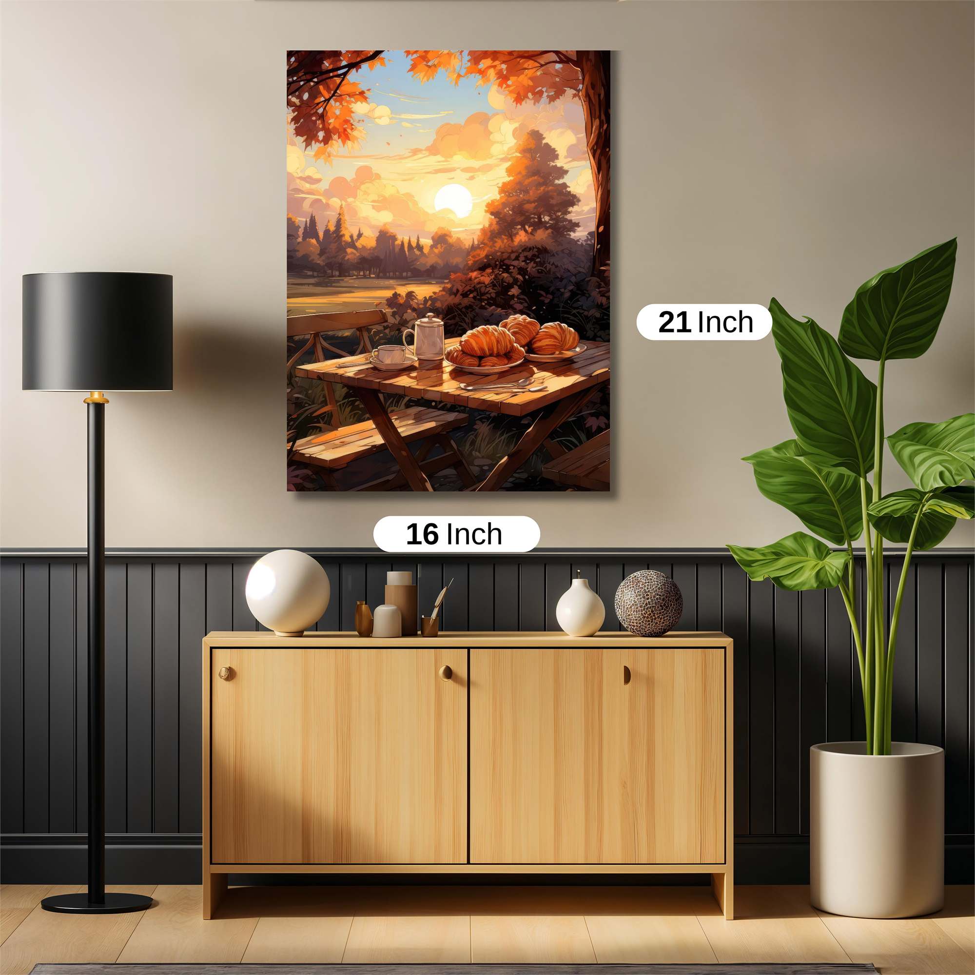 Sunset Serenity Safe Wall Magnetic / M