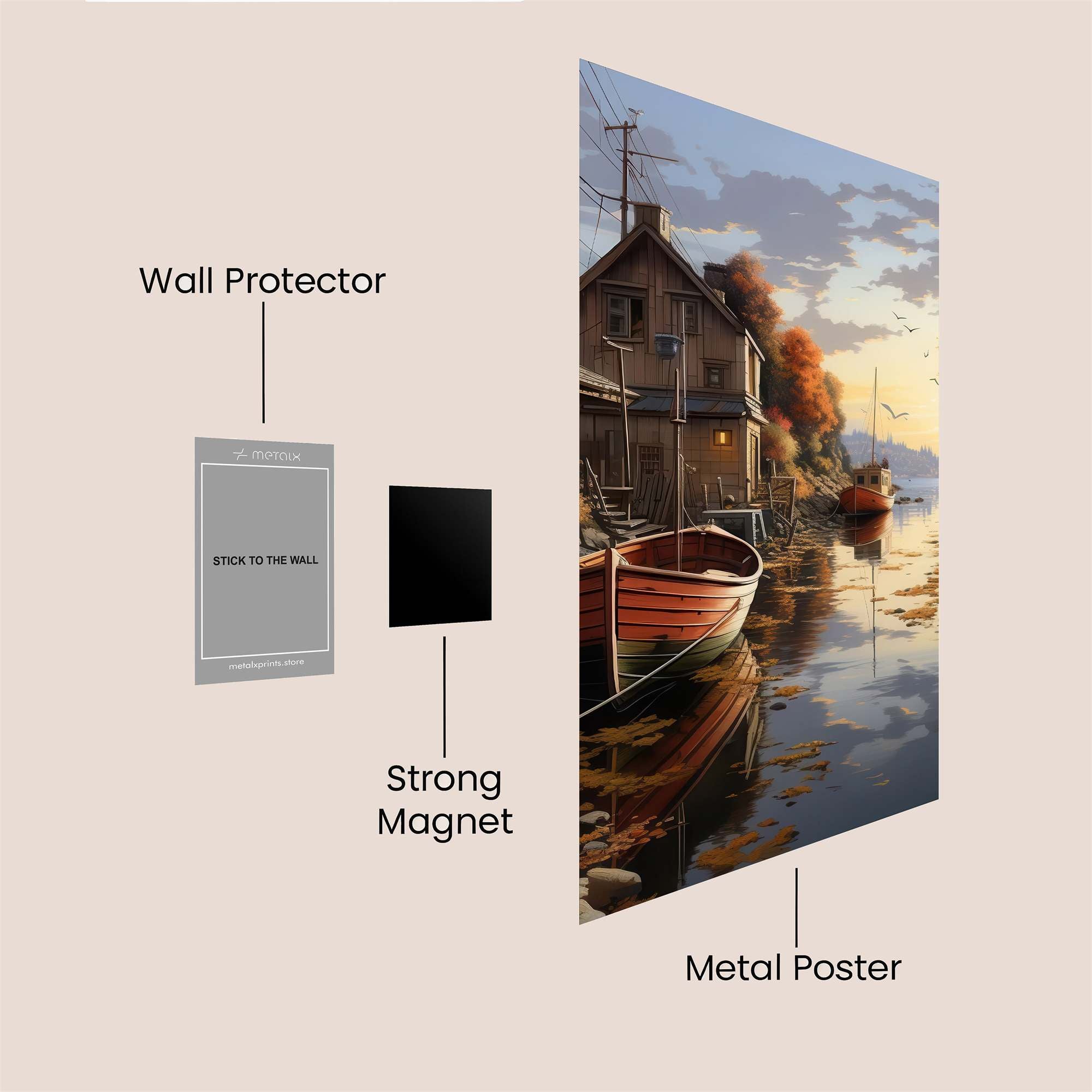 Autumnal Serenity Safe Wall Magnetic / M