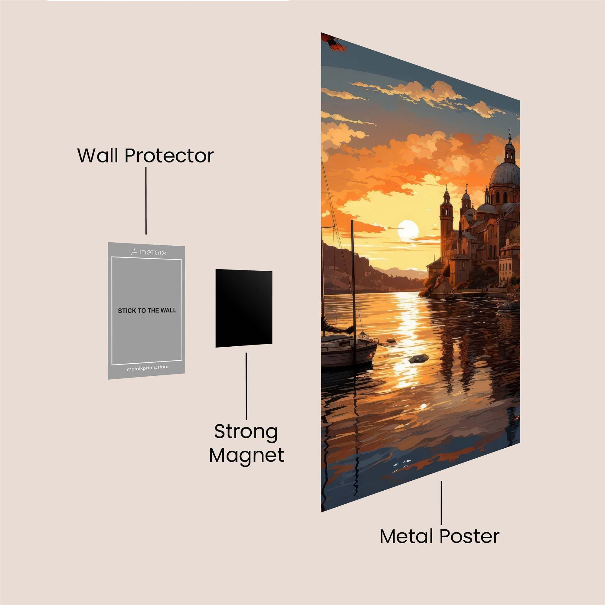 Basilica Bliss Safe Wall Magnetic / M