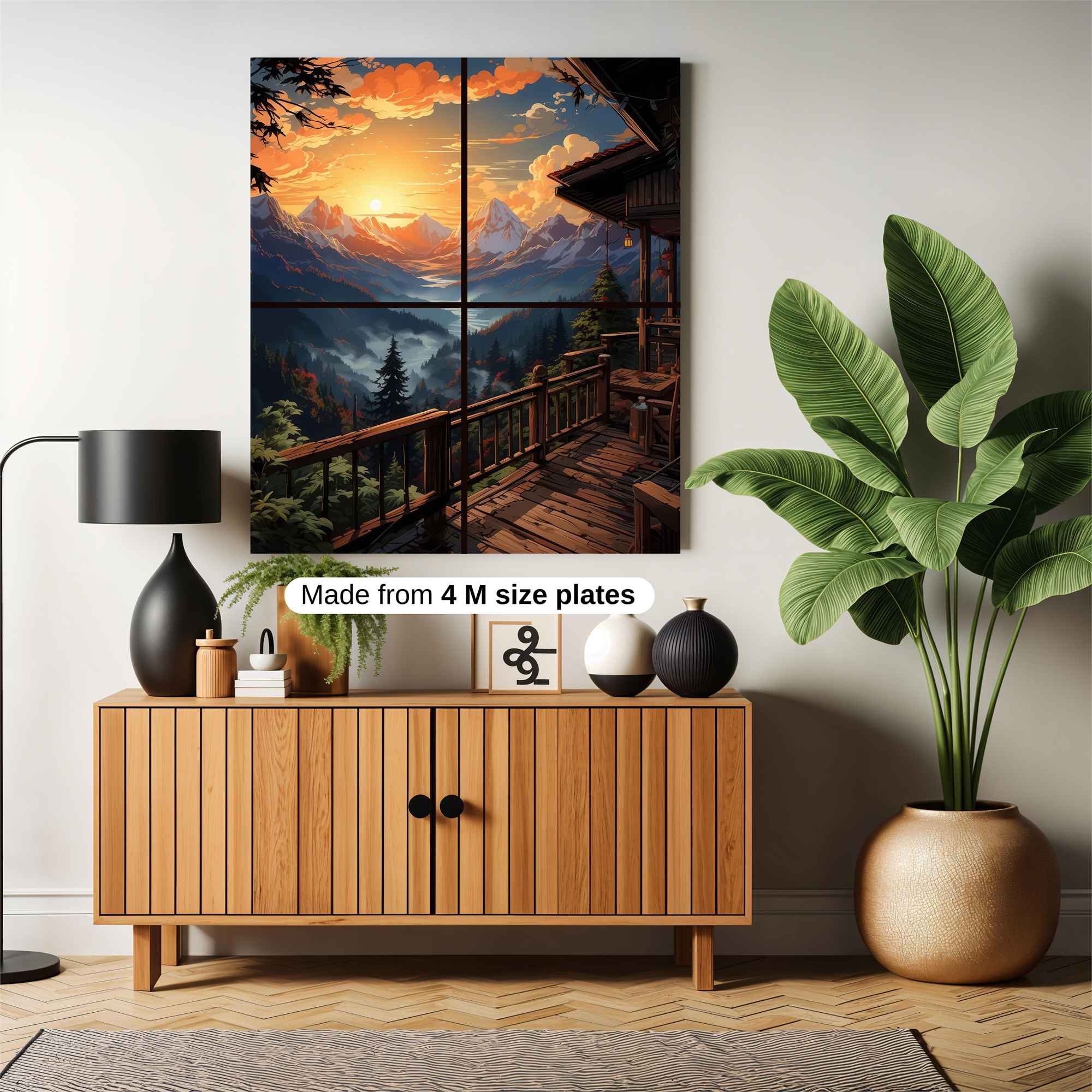 Sunset Serenity Safe Wall Magnetic / M