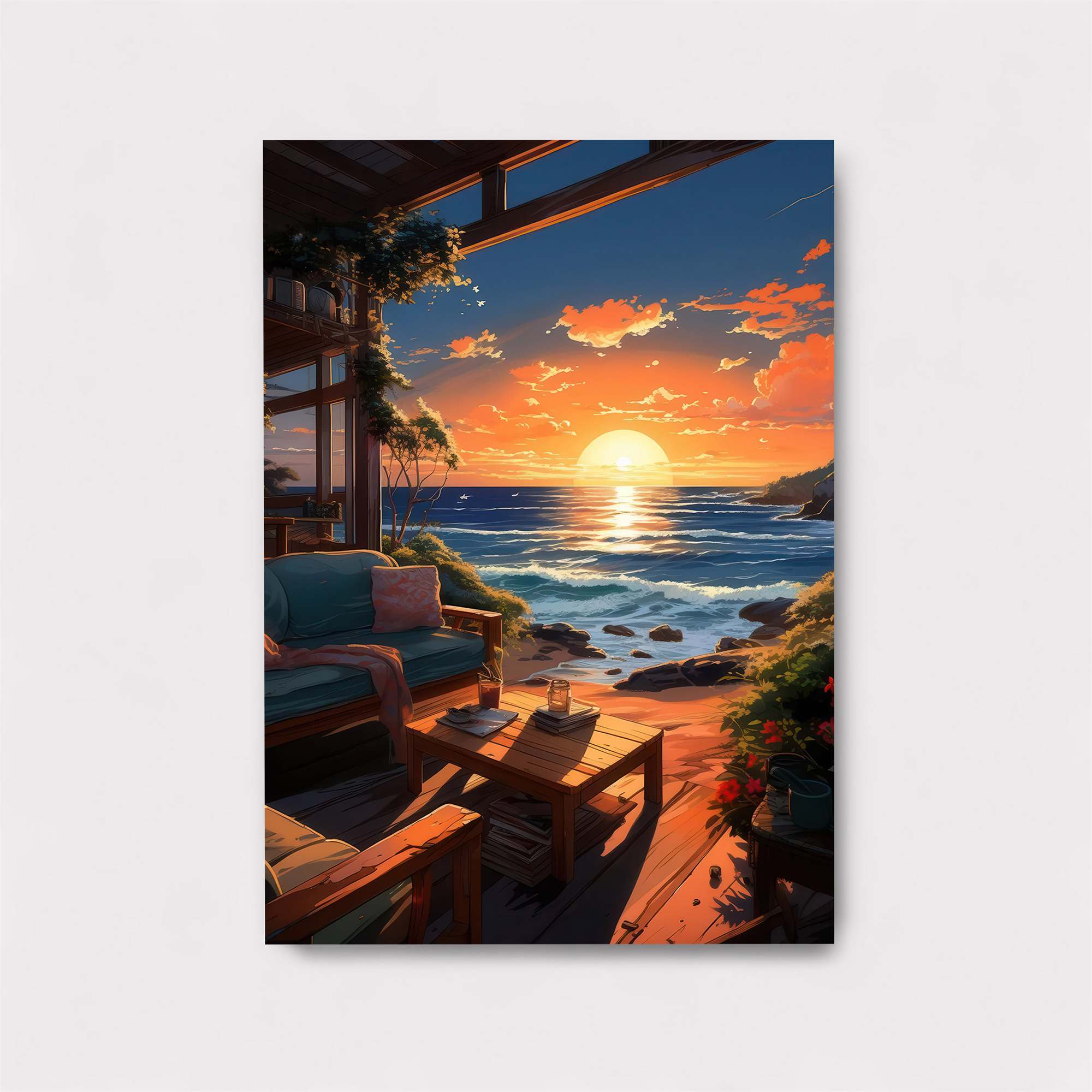 Sunset Serenity Safe Wall Magnetic / M