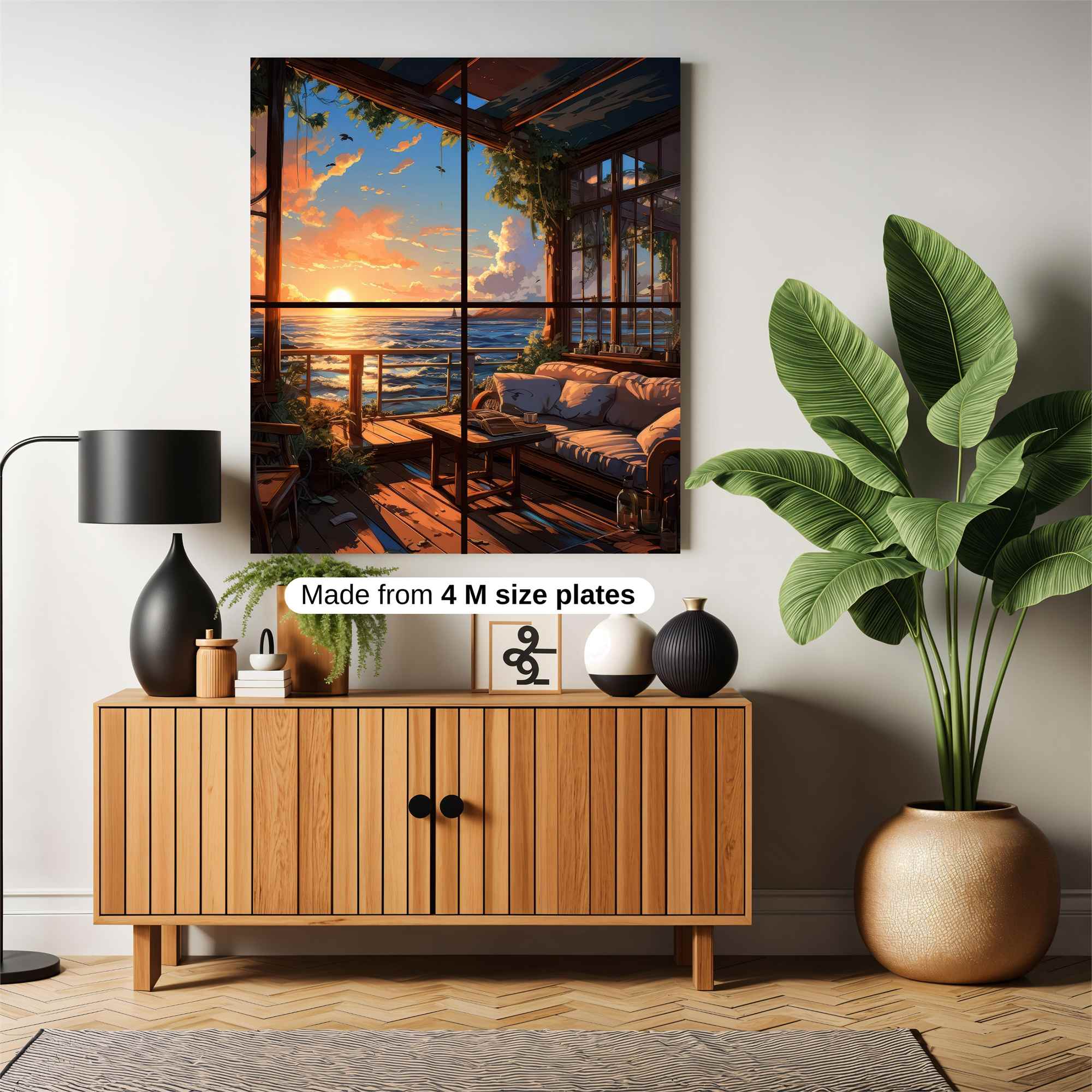 Sunset Serenity Safe Wall Magnetic / M