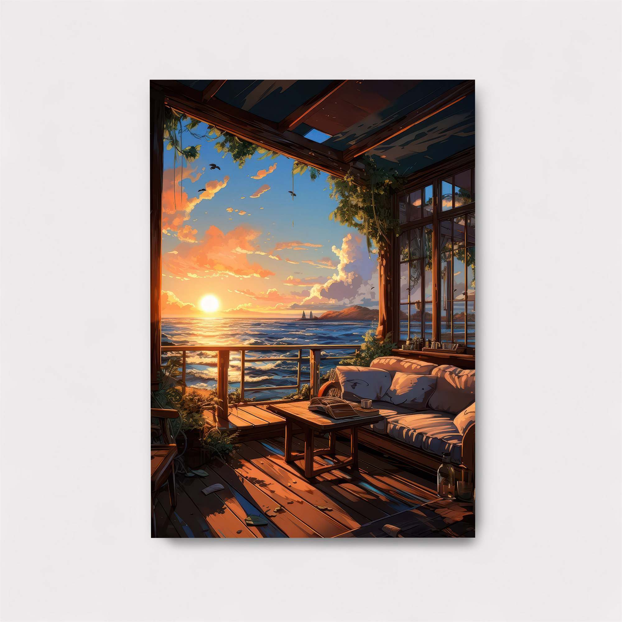 Sunset Serenity Safe Wall Magnetic / M