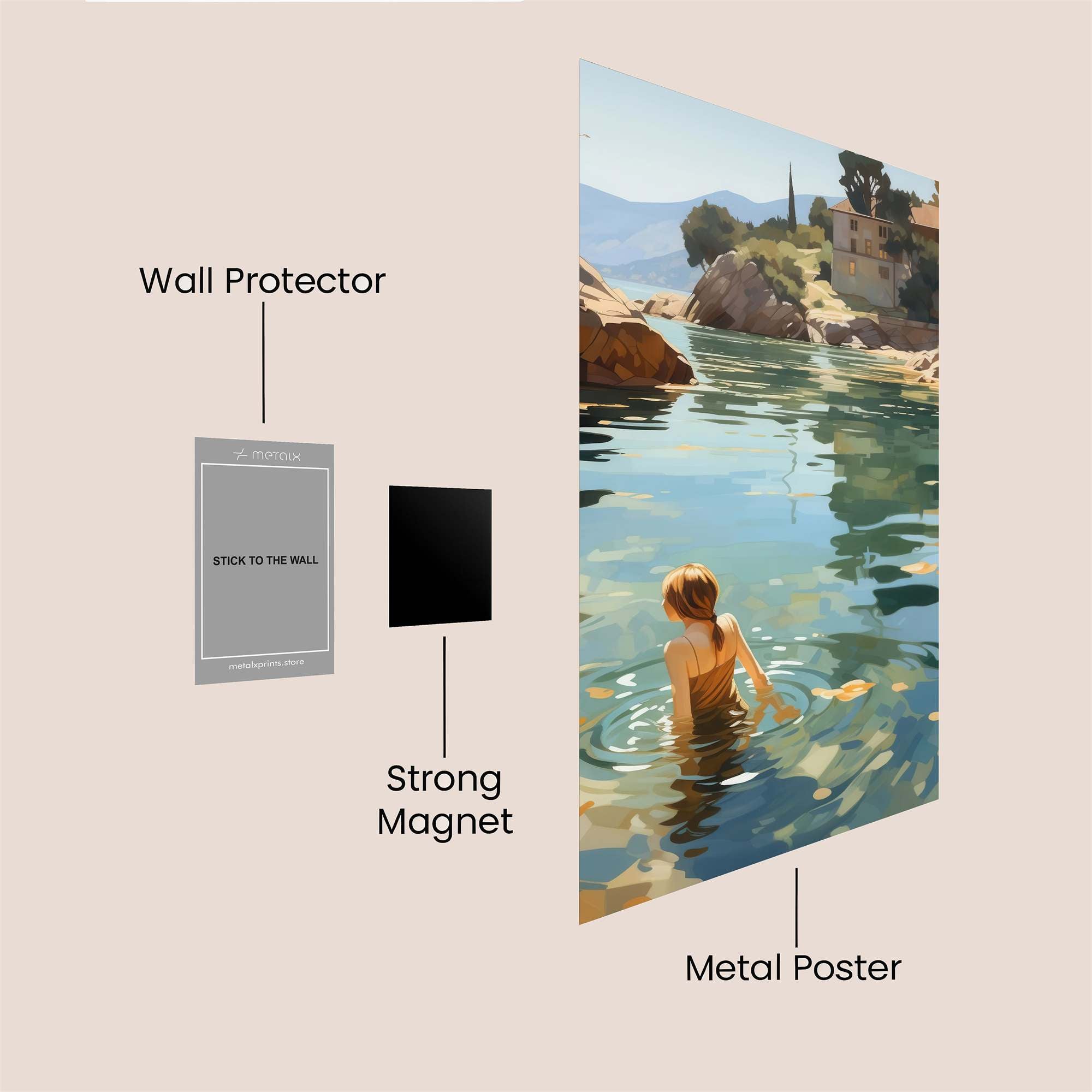 Serenity Swim Safe Wall Magnetic / M