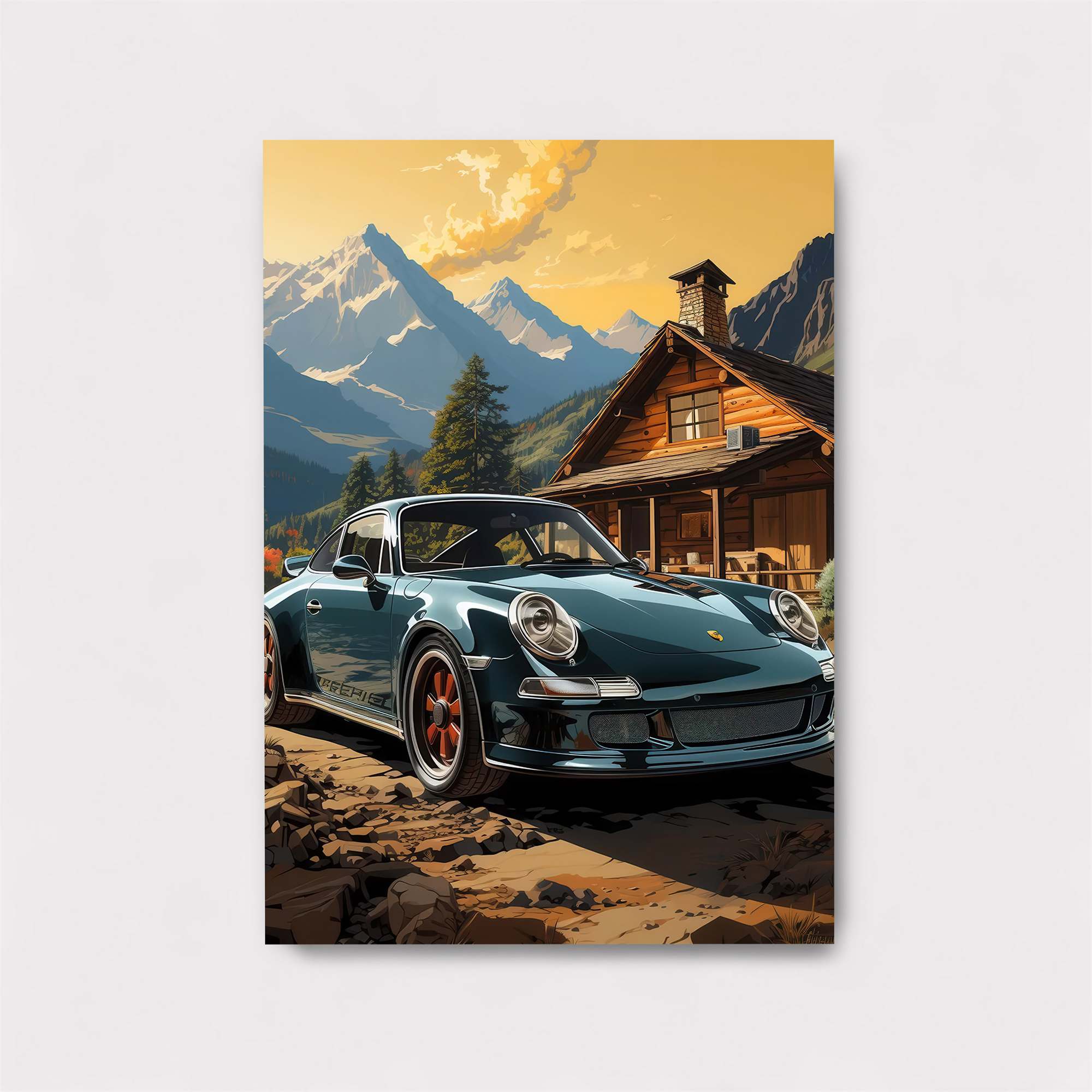 Porsche Serenity Safe Wall Magnetic / M