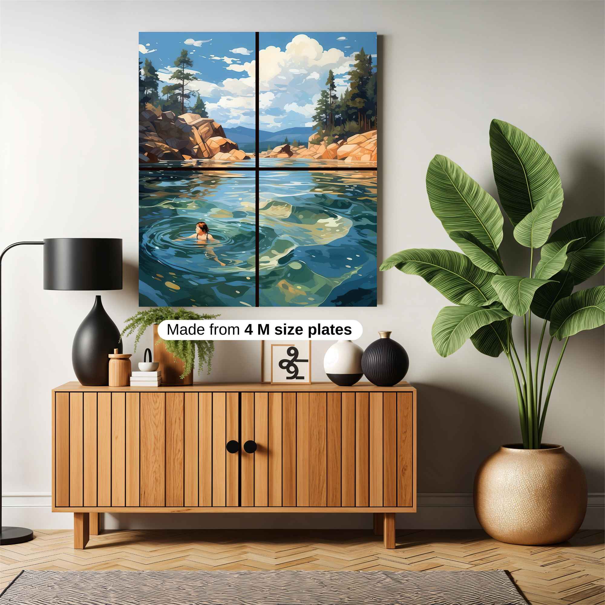 Swim Serenity Safe Wall Magnetic / M