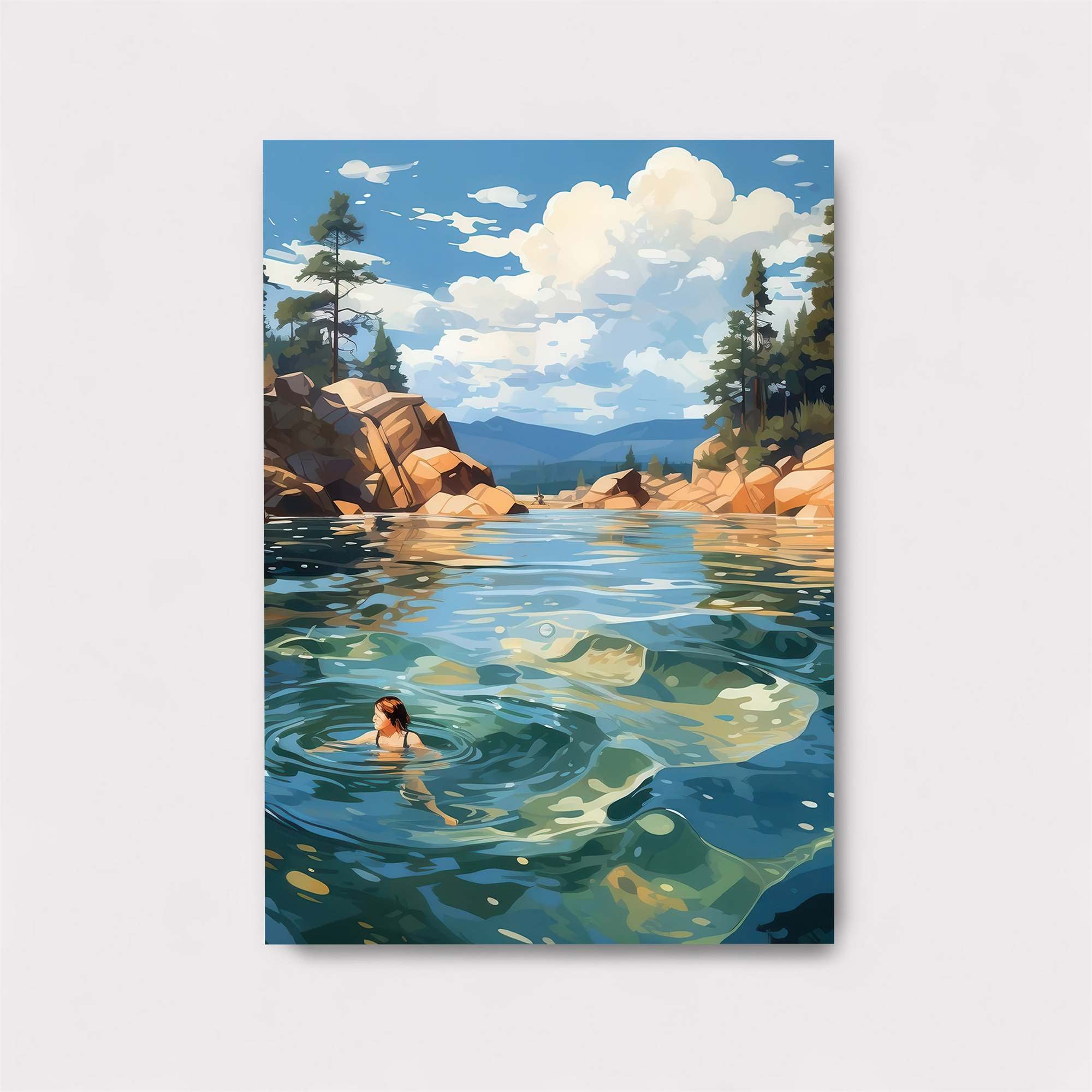 Swim Serenity Safe Wall Magnetic / M