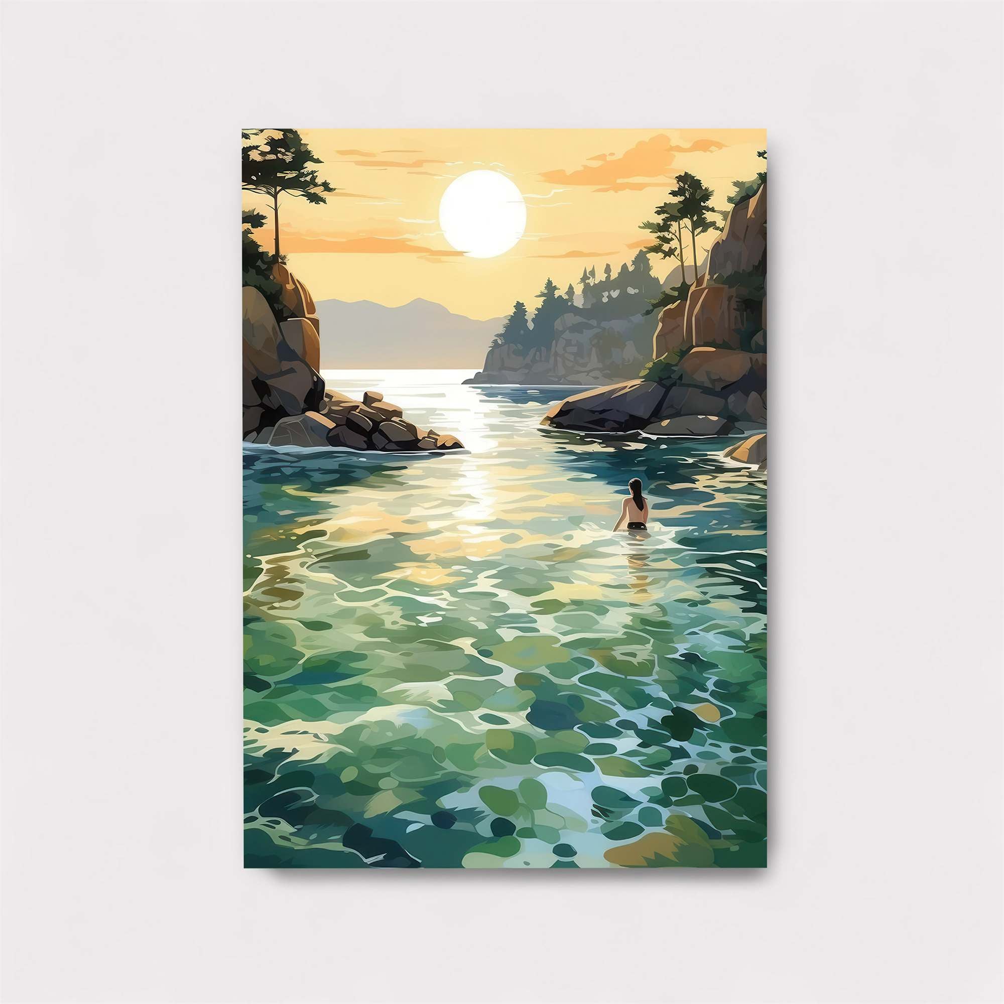 Sunset Serenity Safe Wall Magnetic / M