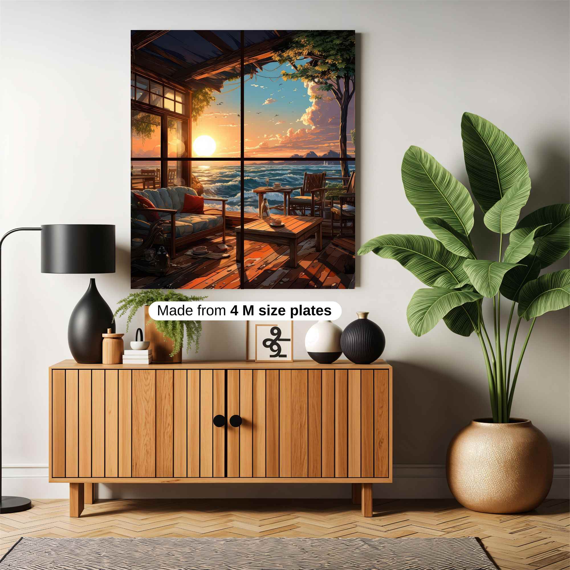 Sunset Serenity Safe Wall Magnetic / M