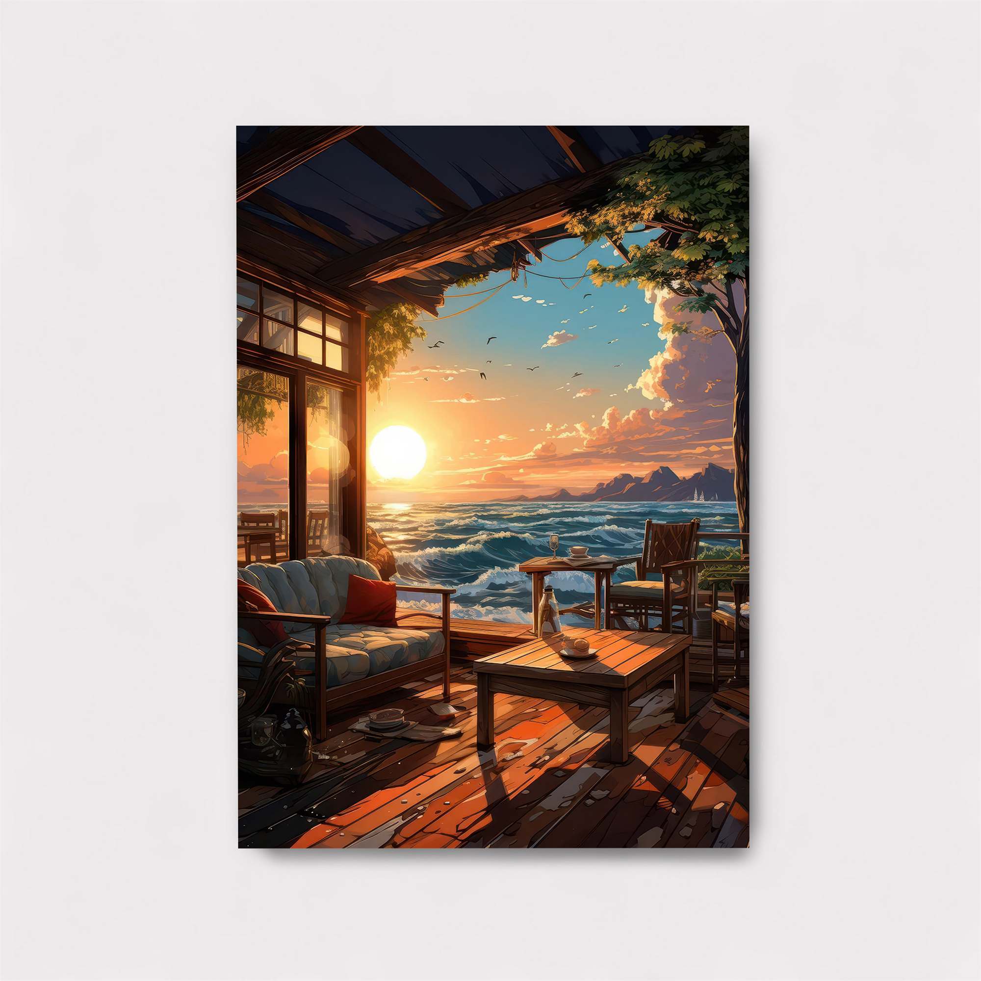 Sunset Serenity Safe Wall Magnetic / M