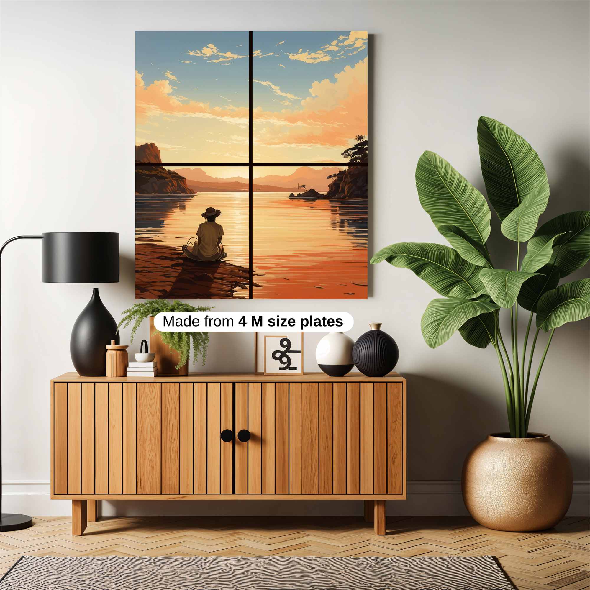 Sunset Serenity Safe Wall Magnetic / M