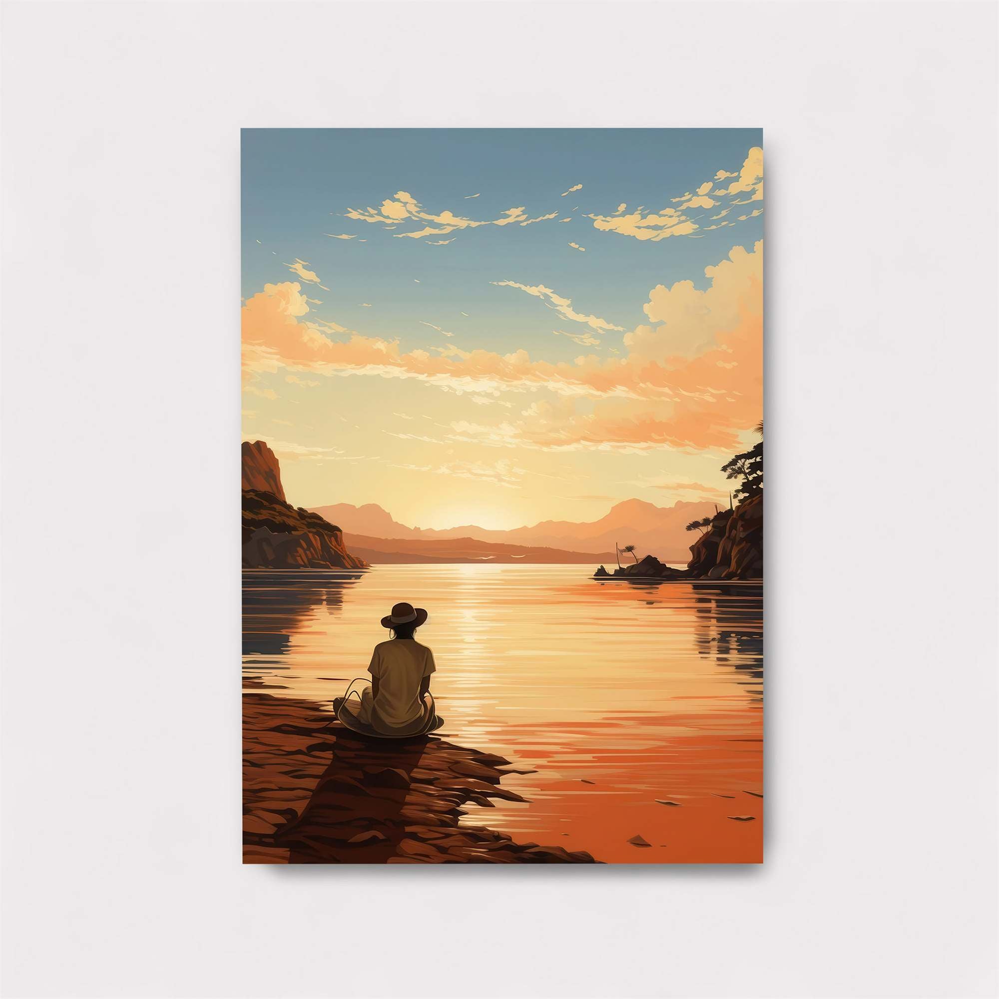 Sunset Serenity Safe Wall Magnetic / M