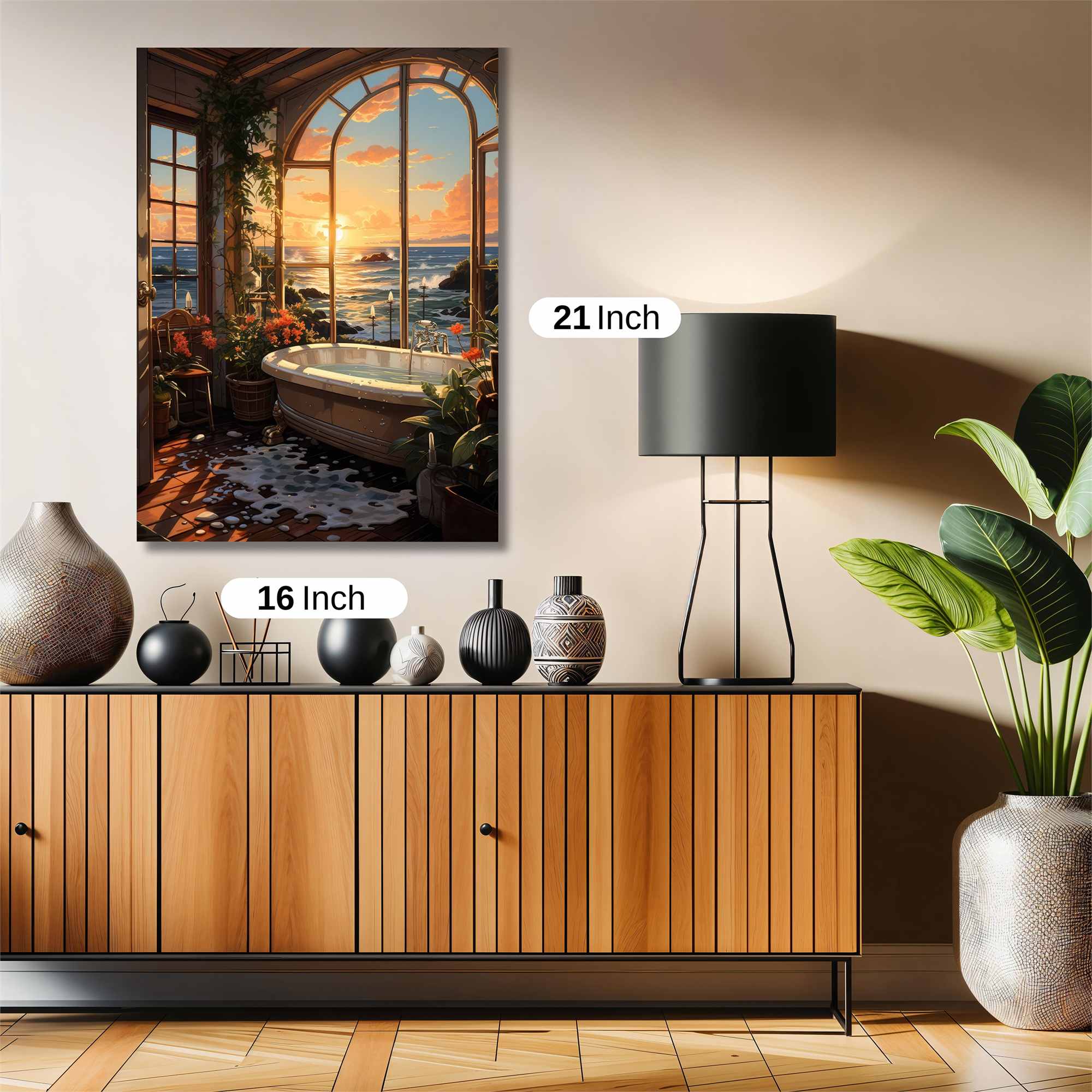 Sunset Serenity Safe Wall Magnetic / M