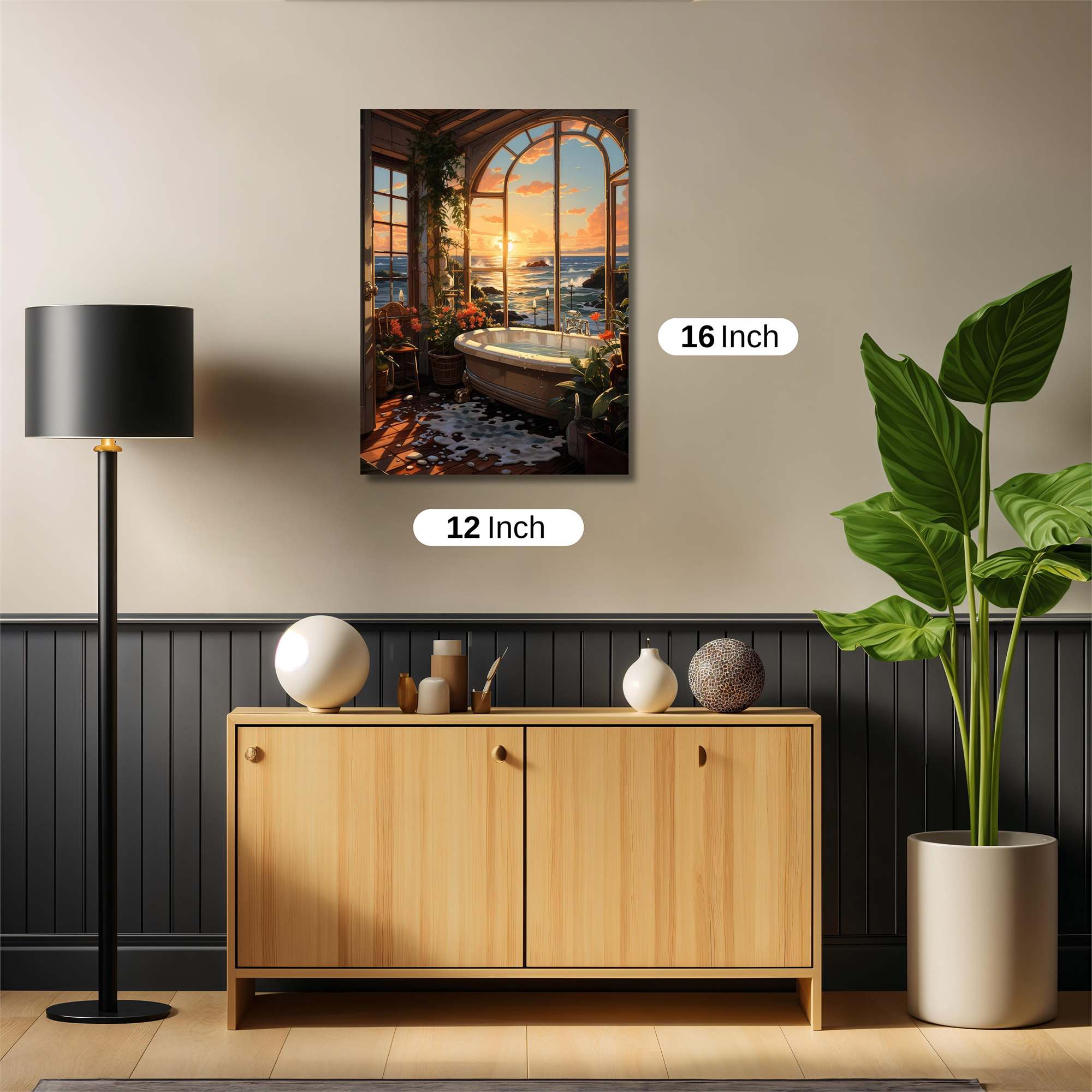 Sunset Serenity Safe Wall Magnetic / M