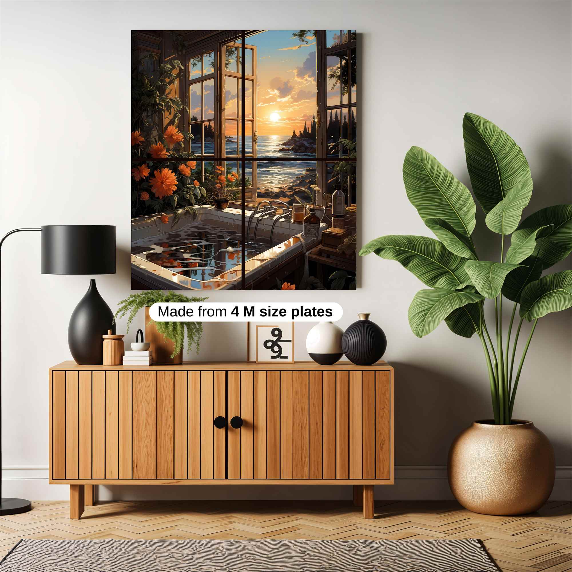 Sunset Serenity Safe Wall Magnetic / M