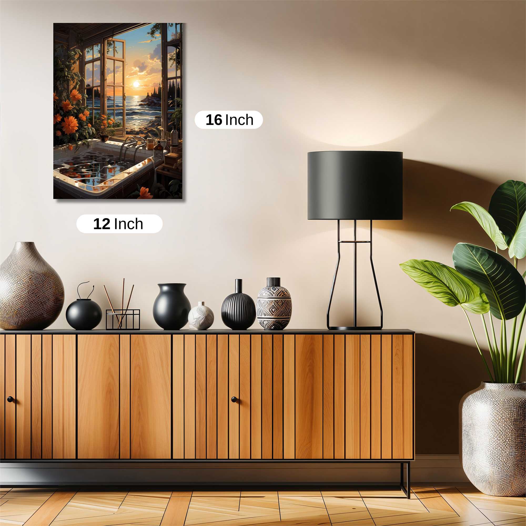 Sunset Serenity Safe Wall Magnetic / M