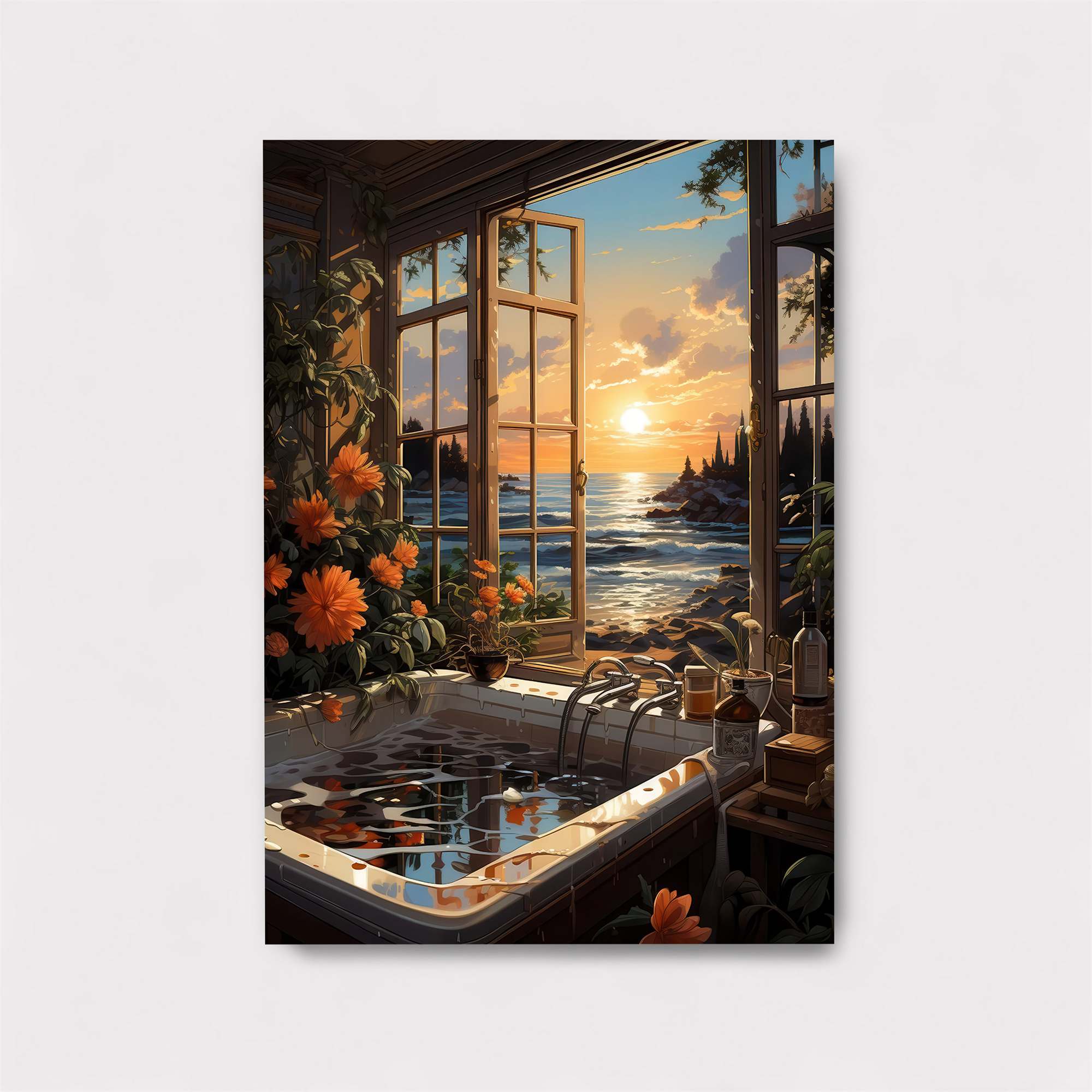 Sunset Serenity Safe Wall Magnetic / M