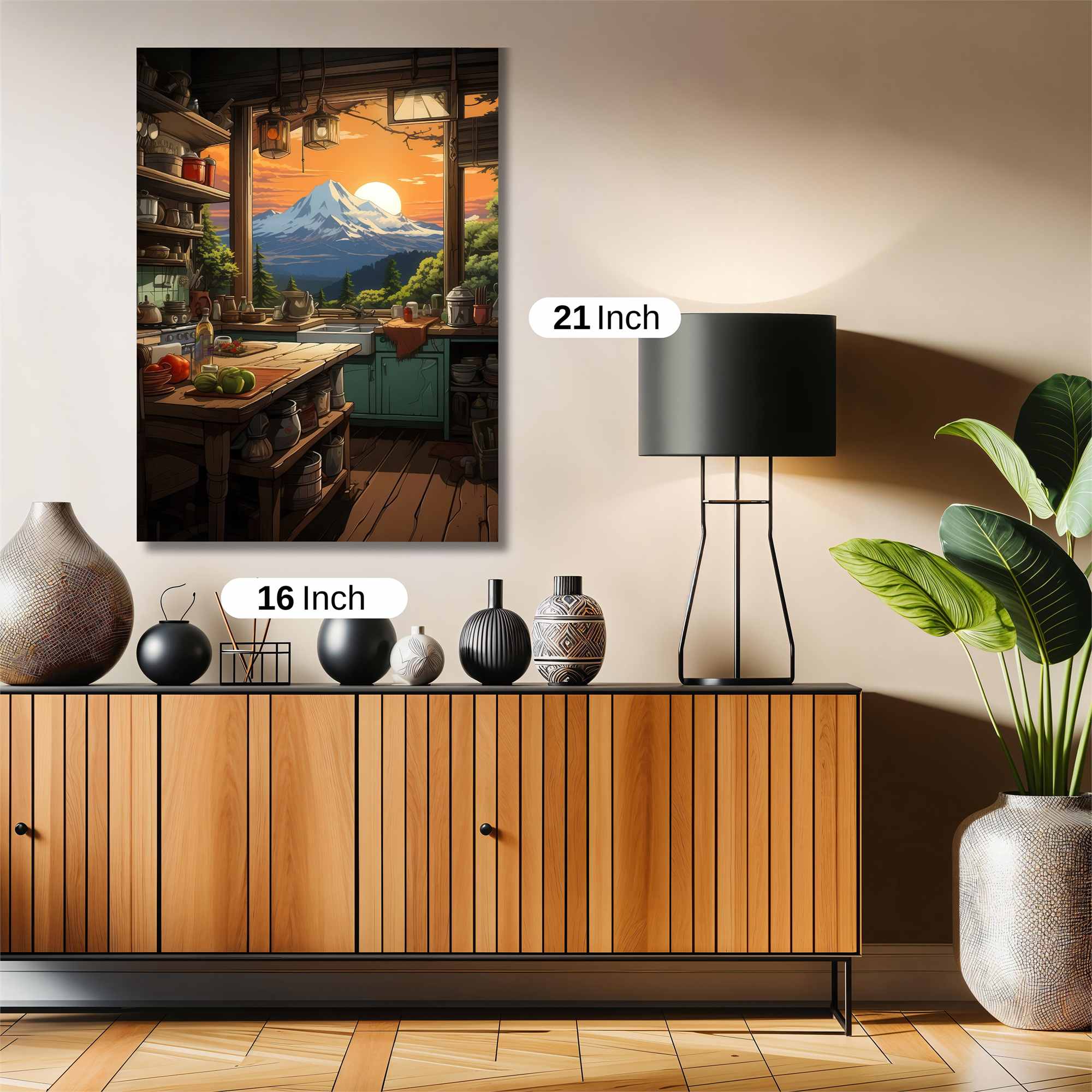 Mountain Tranquil Safe Wall Magnetic / M