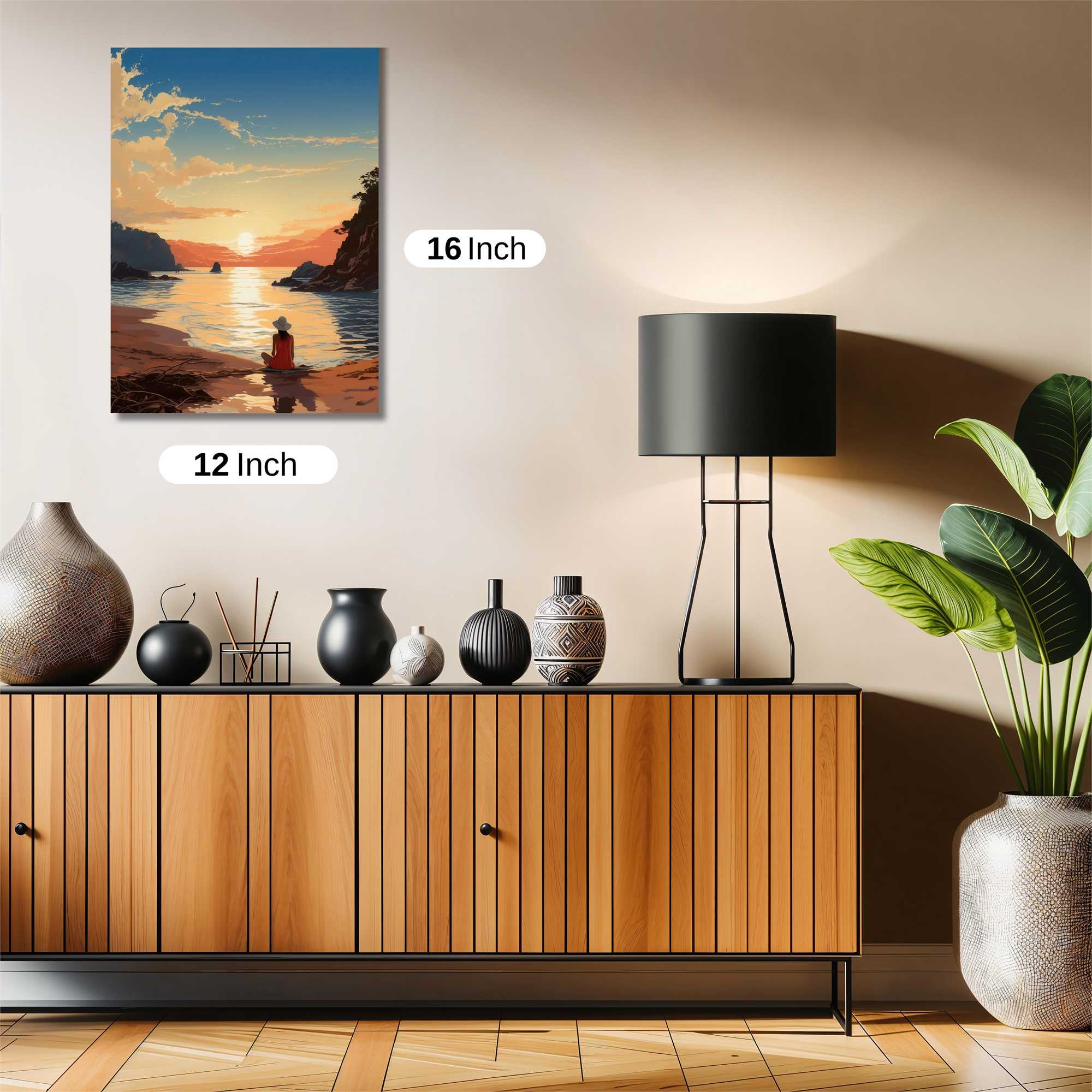 Sunset Serenity Safe Wall Magnetic / M