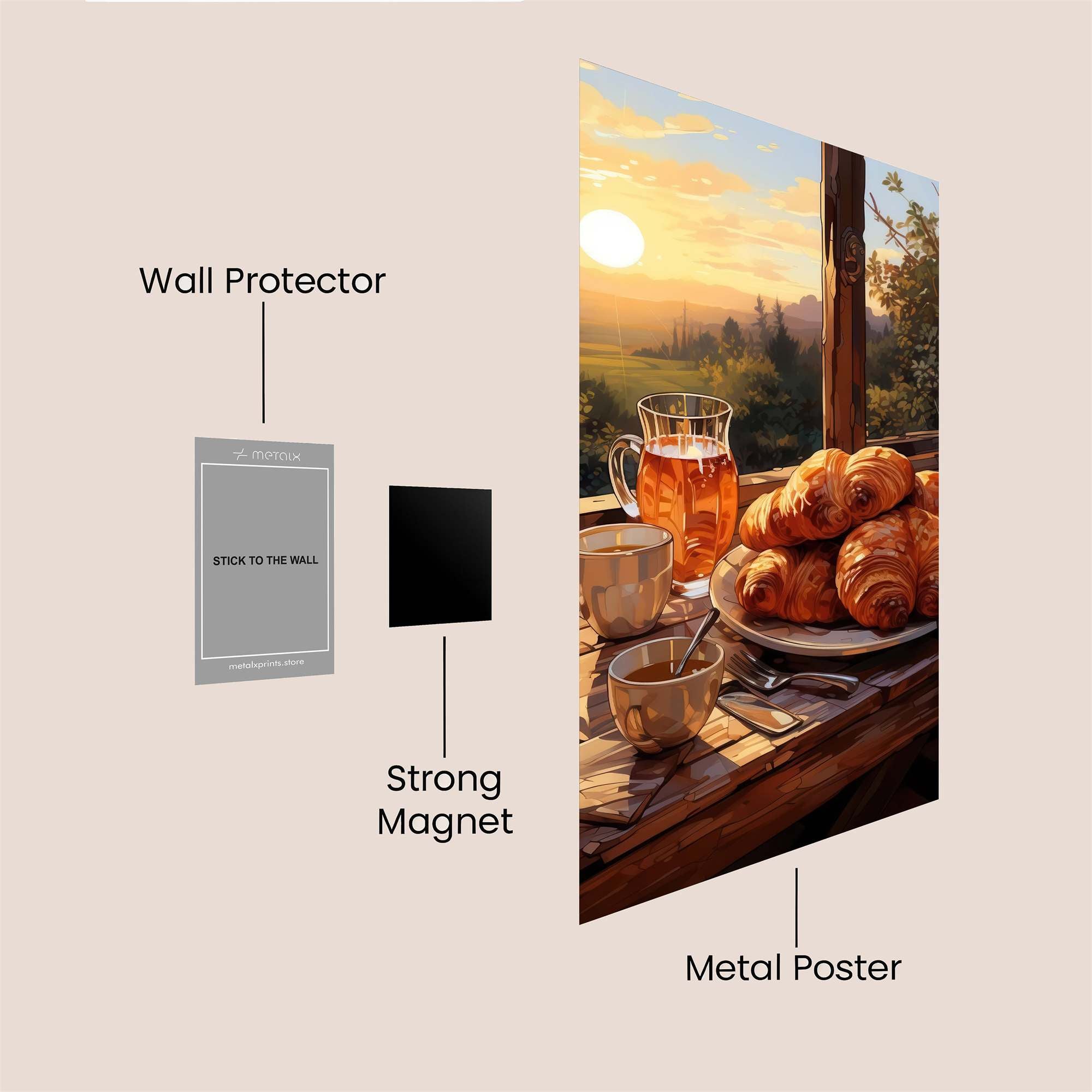 Sunrise Serenity Safe Wall Magnetic / M