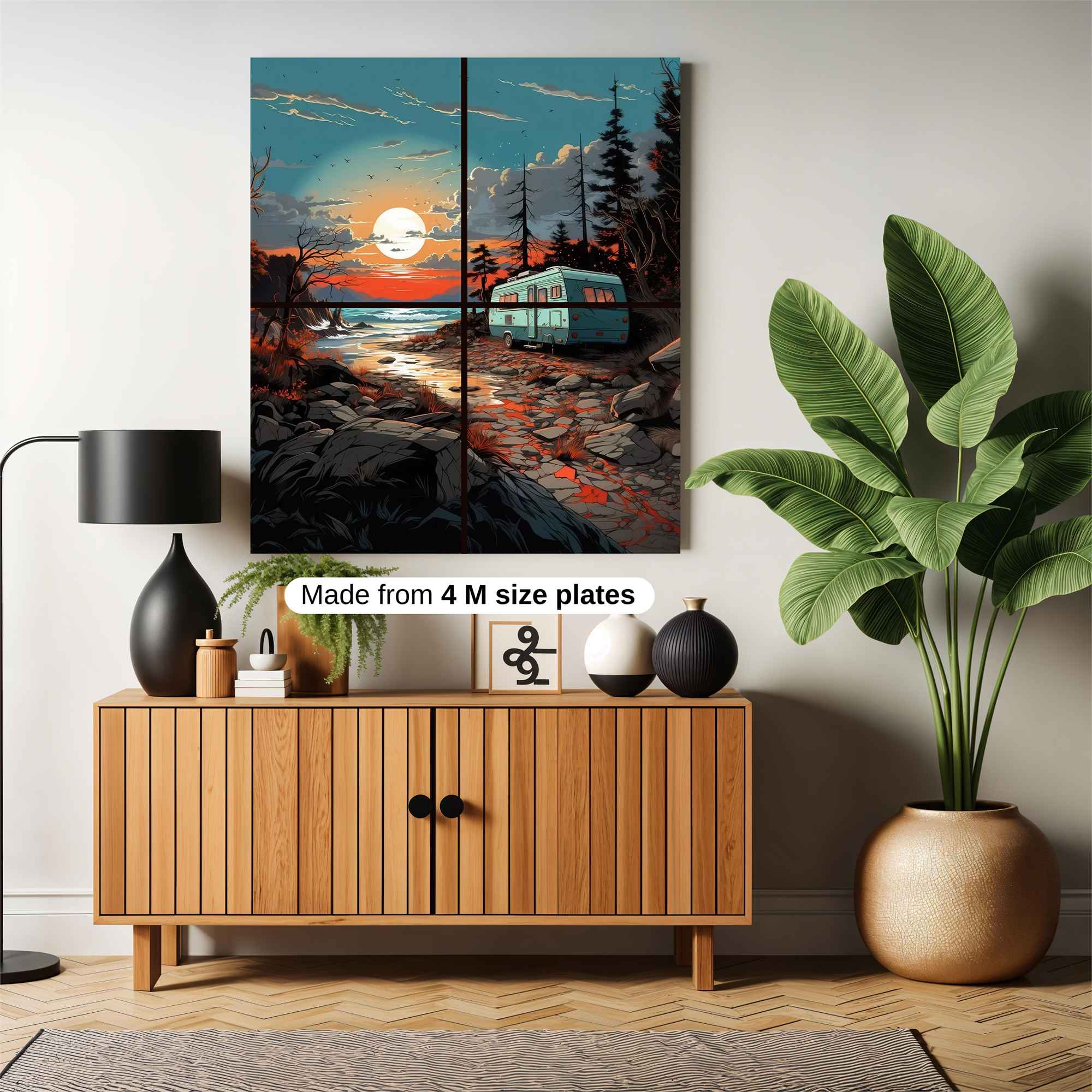 Sunset Serenity Safe Wall Magnetic / M