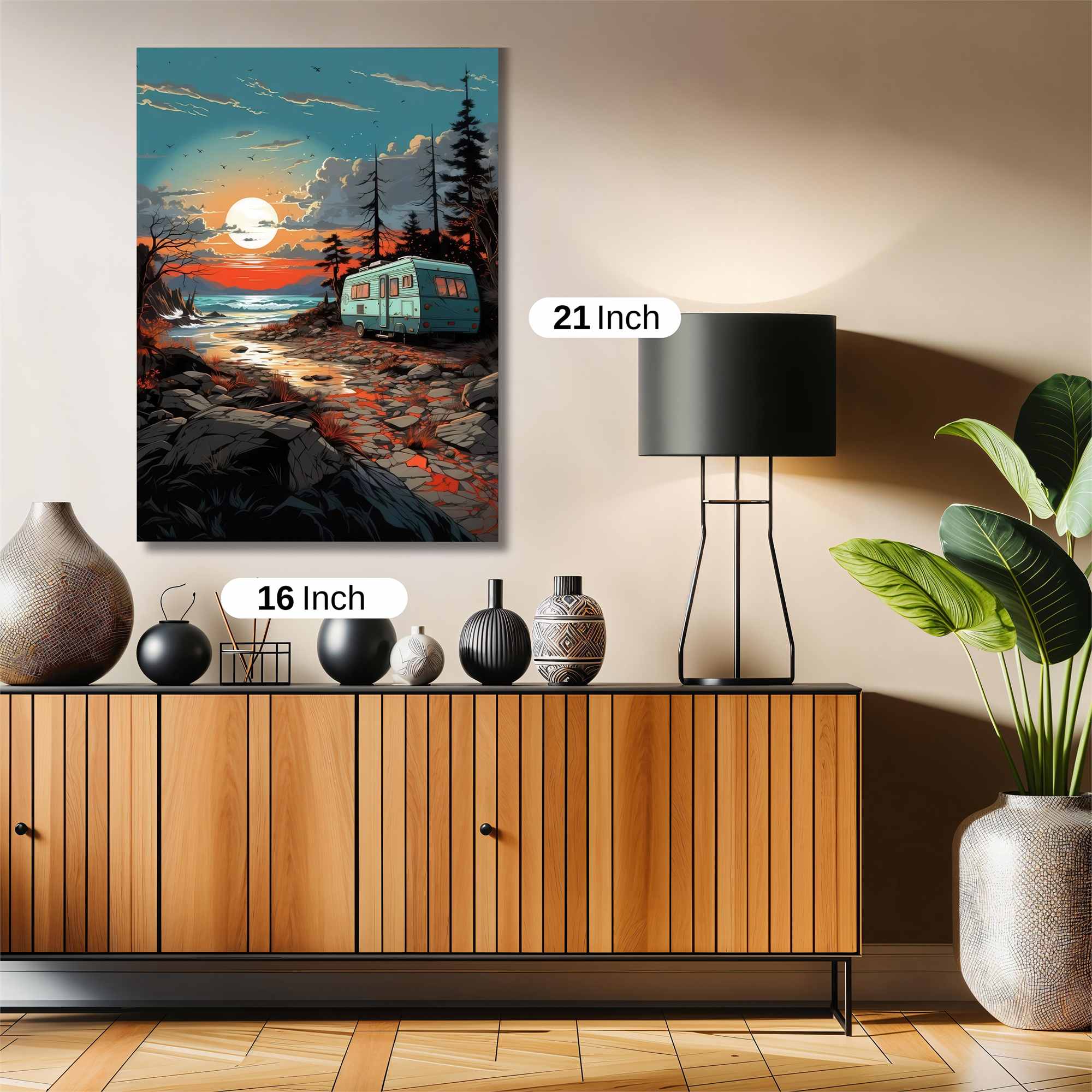 Sunset Serenity Safe Wall Magnetic / M