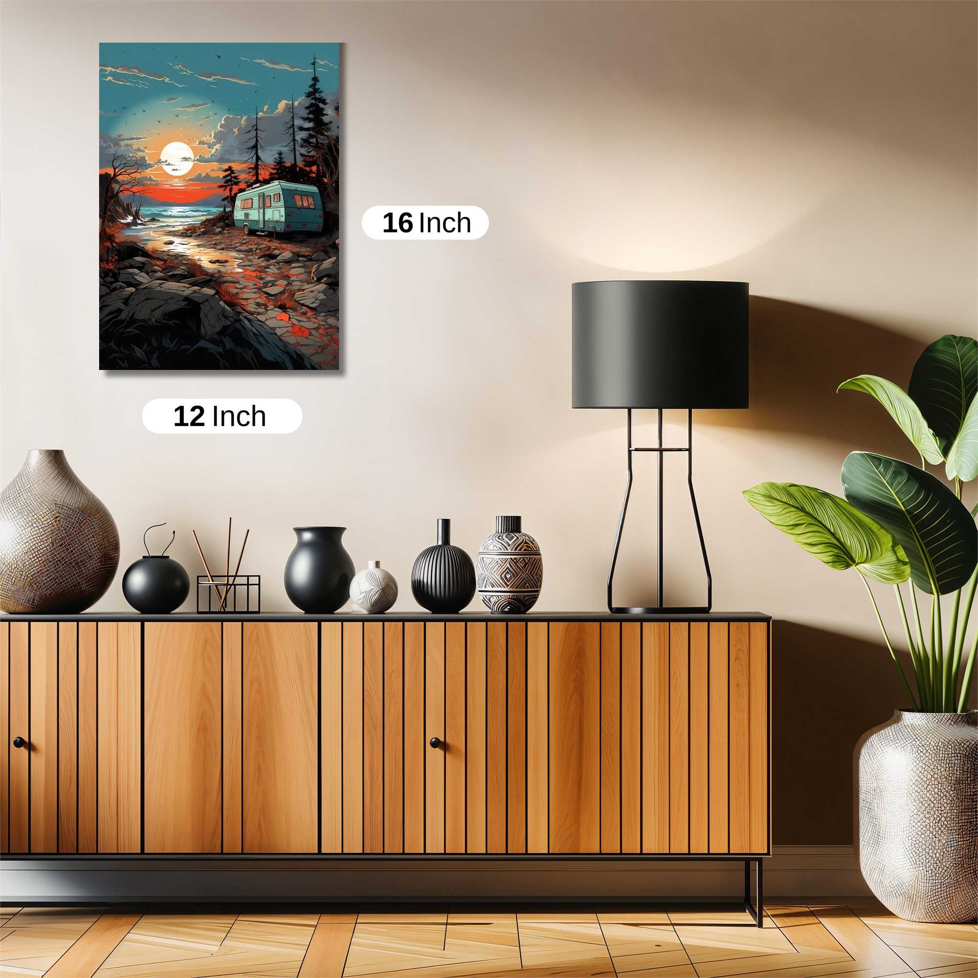 Sunset Serenity Safe Wall Magnetic / M