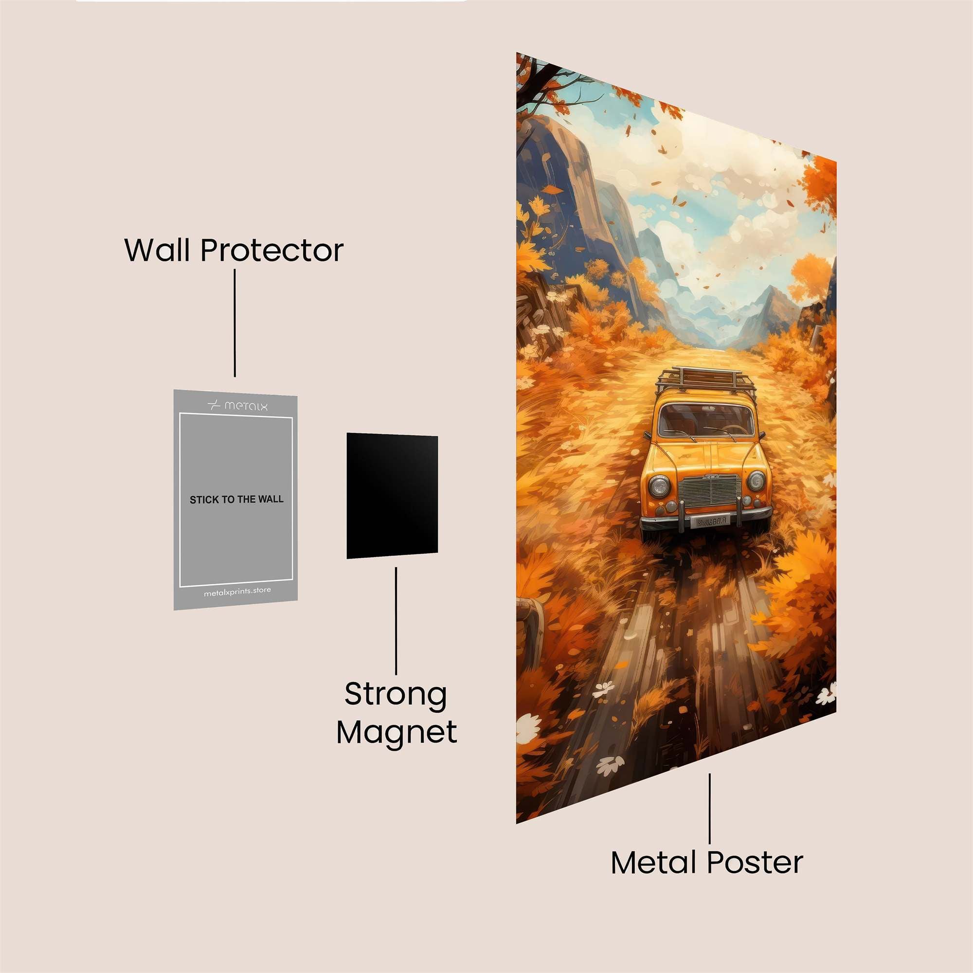 Autumnal Adventure Safe Wall Magnetic / M