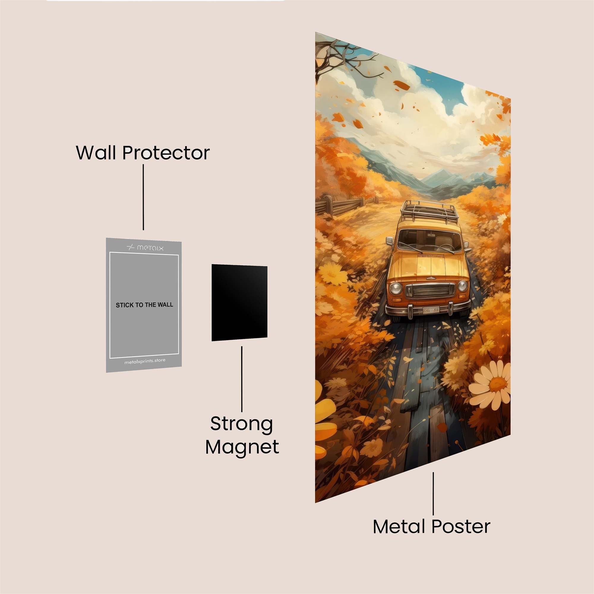 Autumn Adventure Safe Wall Magnetic / M