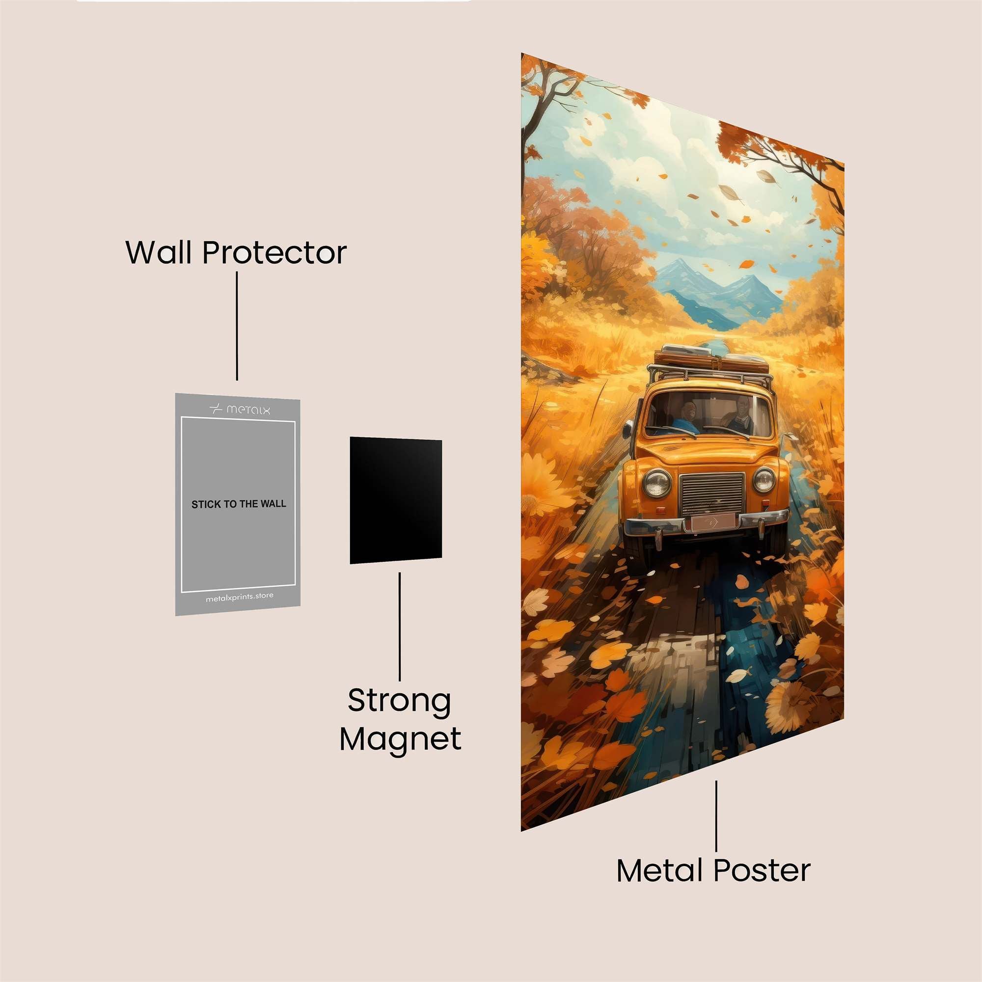 Autumn Adventure Safe Wall Magnetic / M