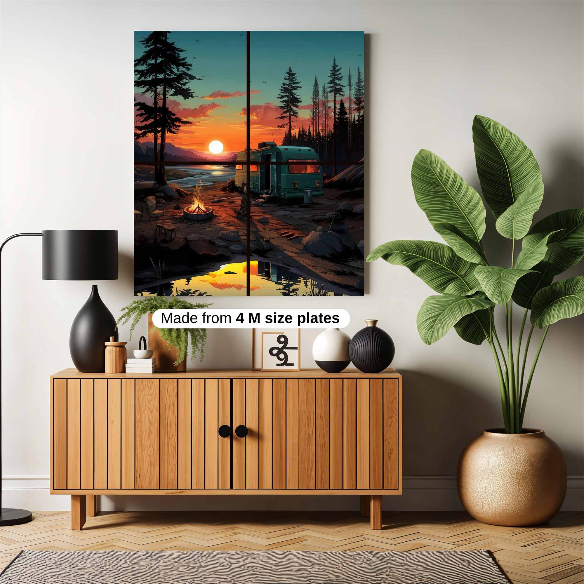 Sunset Serenity Safe Wall Magnetic / M
