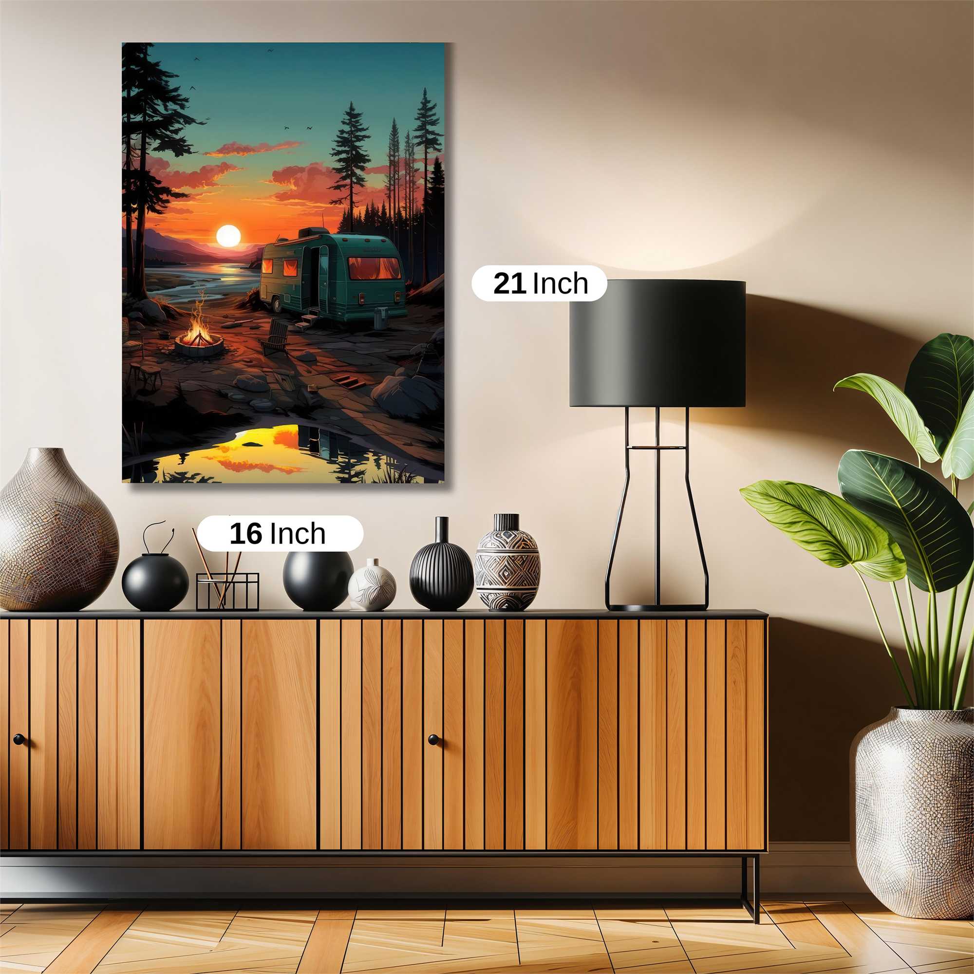Sunset Serenity Safe Wall Magnetic / M