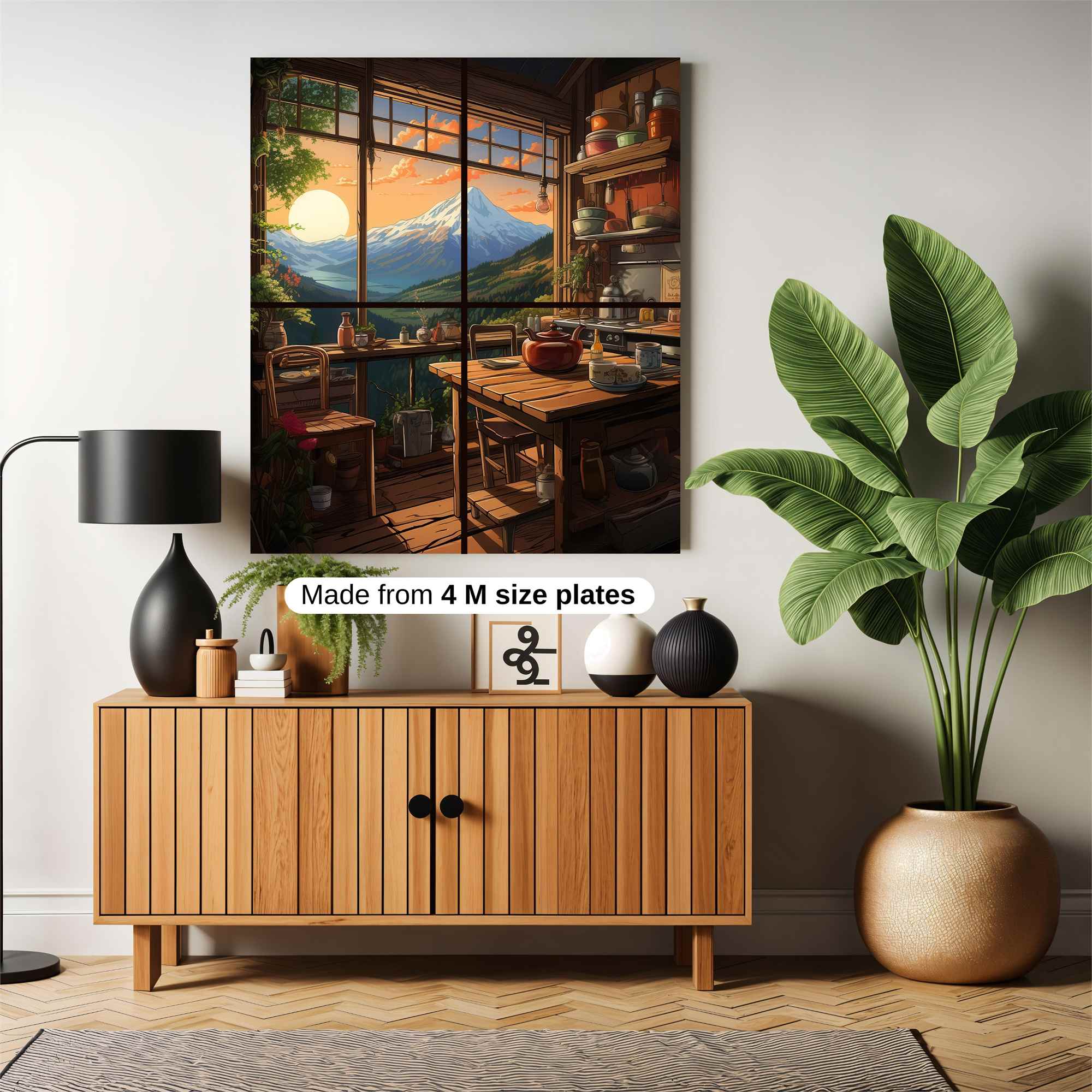 Mountain Serenity Safe Wall Magnetic / M