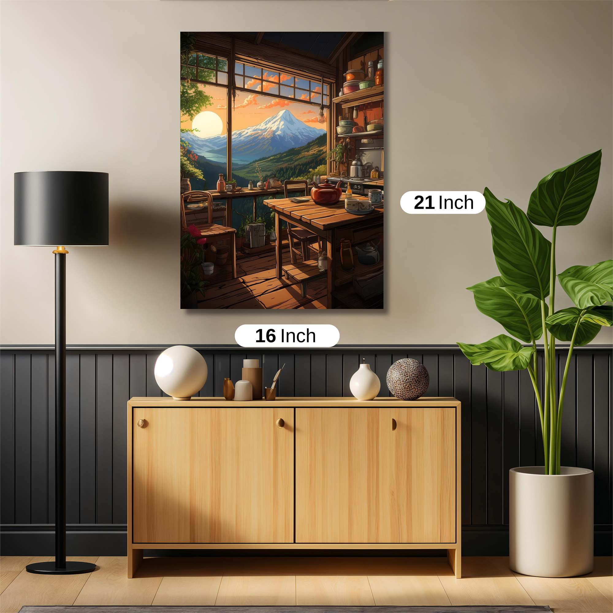 Mountain Serenity Safe Wall Magnetic / M