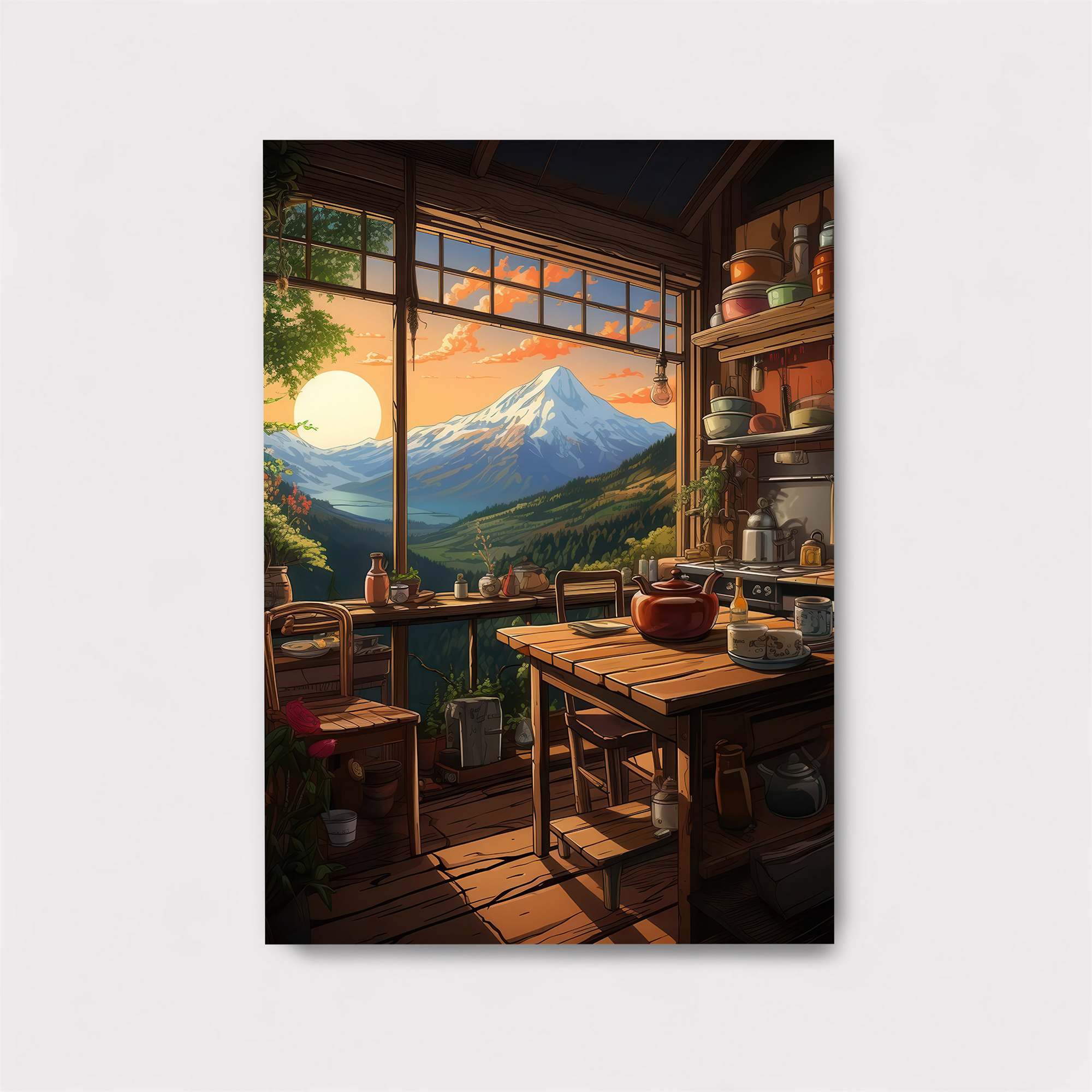 Mountain Serenity Safe Wall Magnetic / M