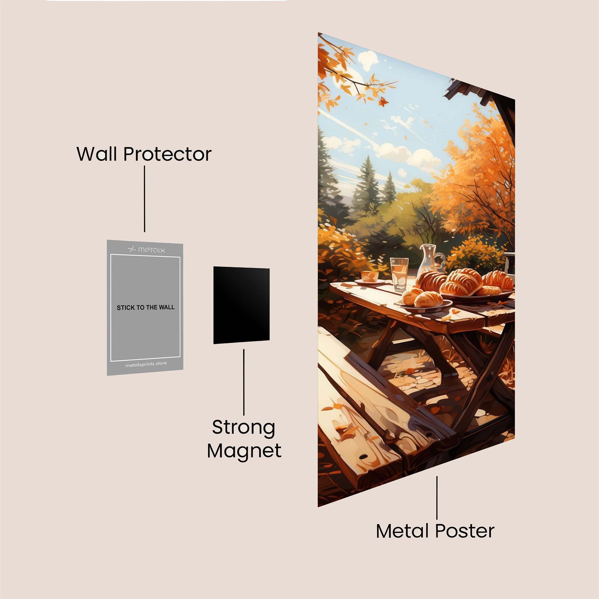 Autumn Feast Safe Wall Magnetic / M