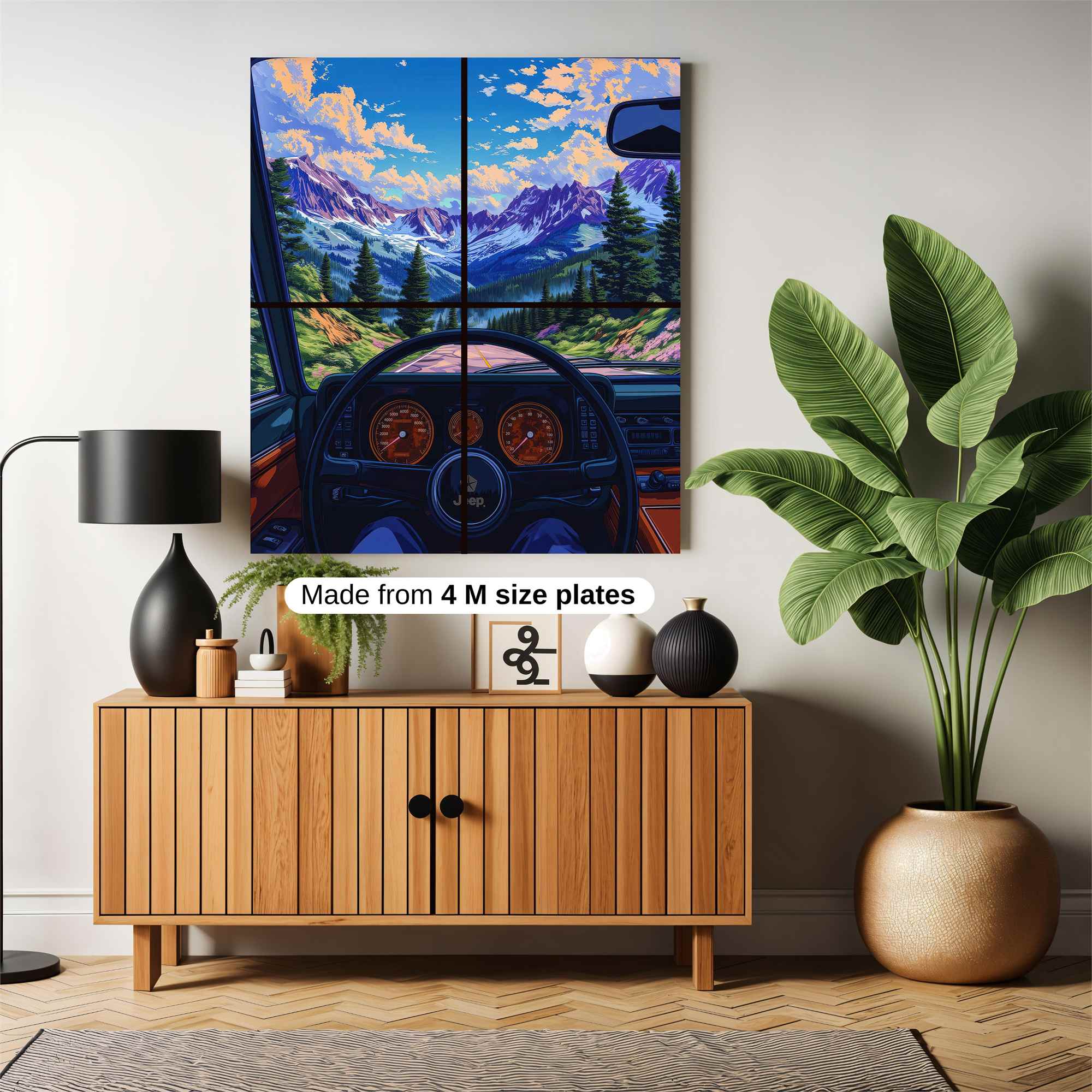 Mountain Serenity Safe Wall Magnetic / M