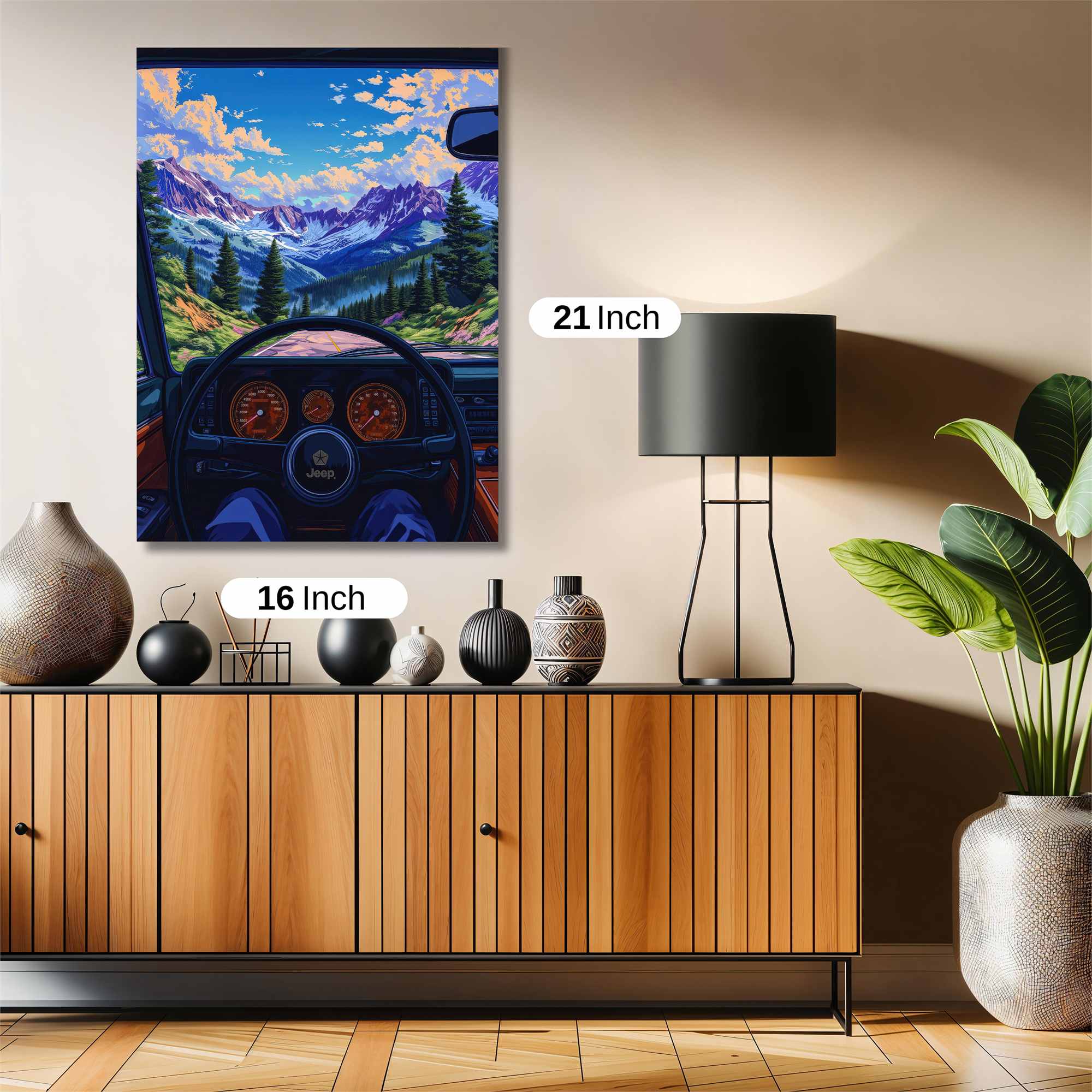 Mountain Serenity Safe Wall Magnetic / M