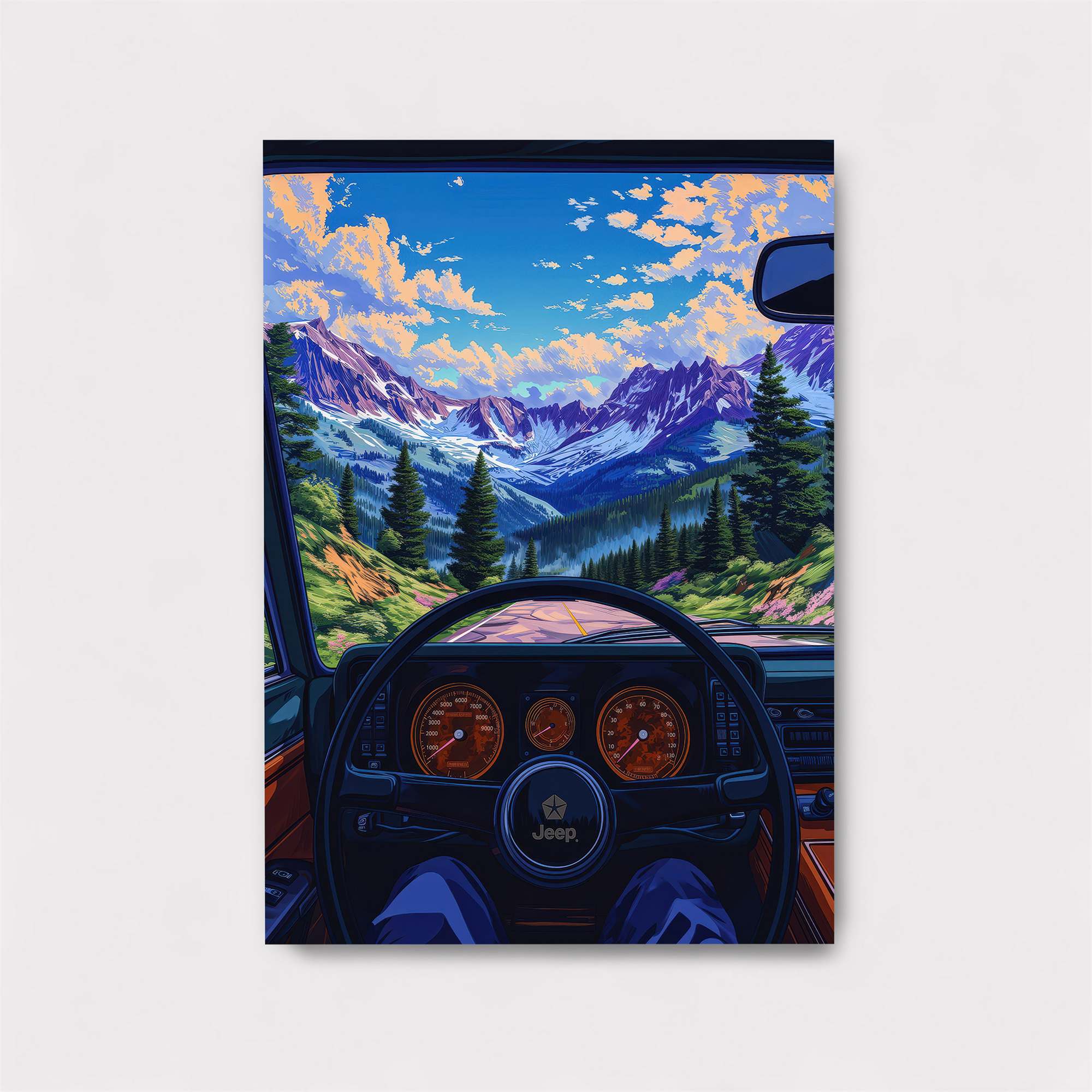 Mountain Serenity Safe Wall Magnetic / M