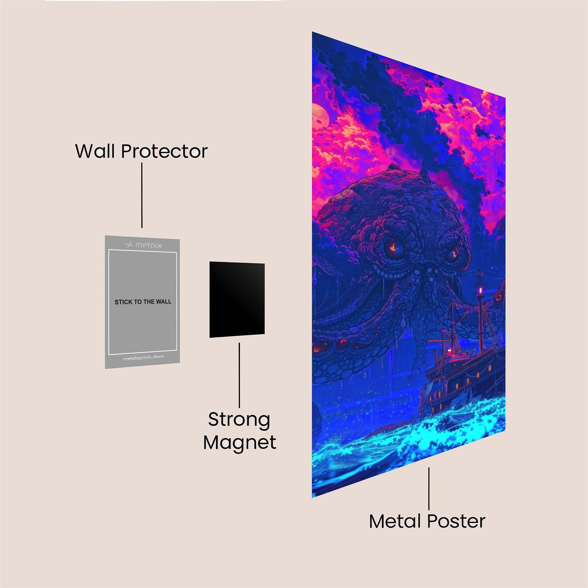 Cthulhu Dream Safe Wall Magnetic / M