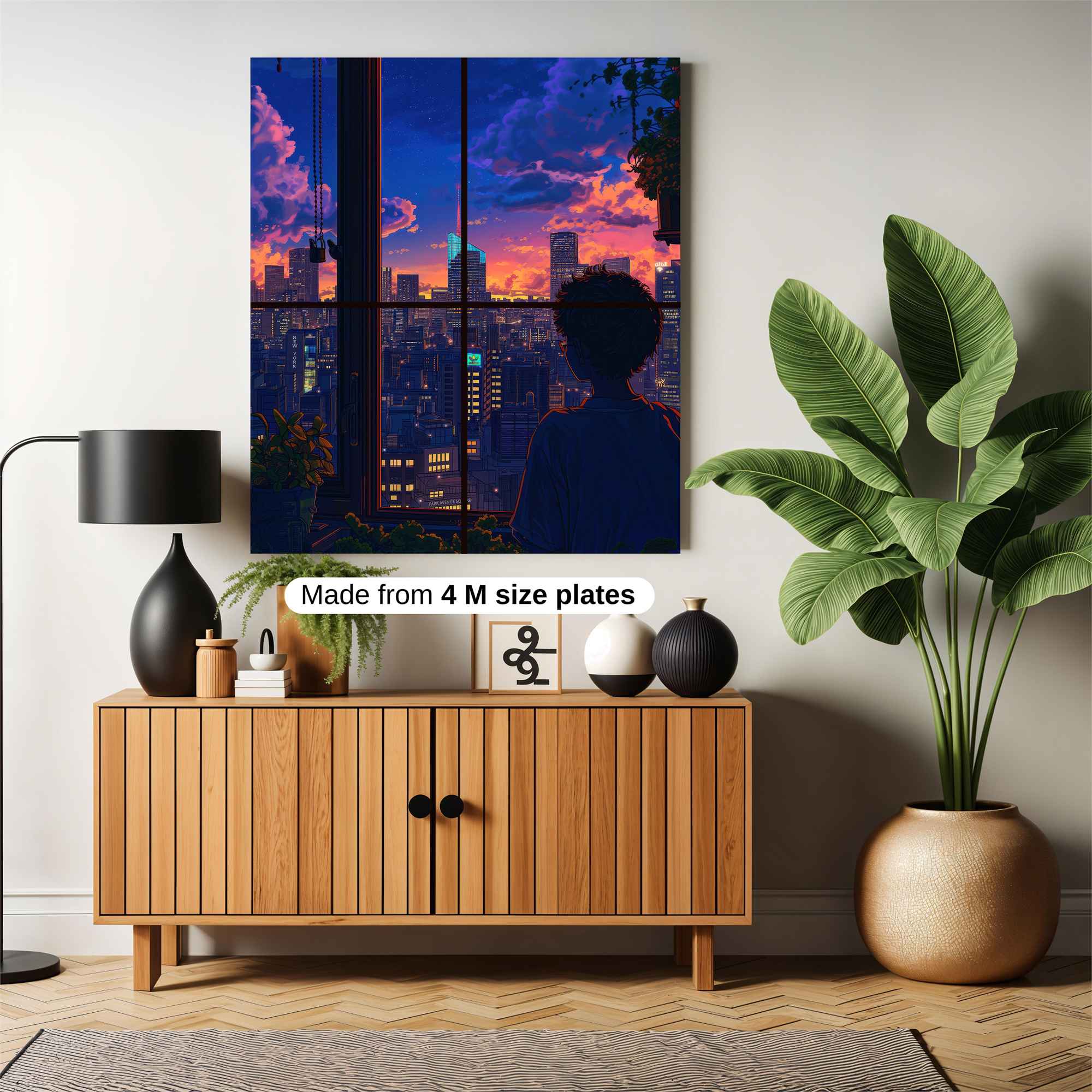 City Dreamscape Safe Wall Magnetic / M