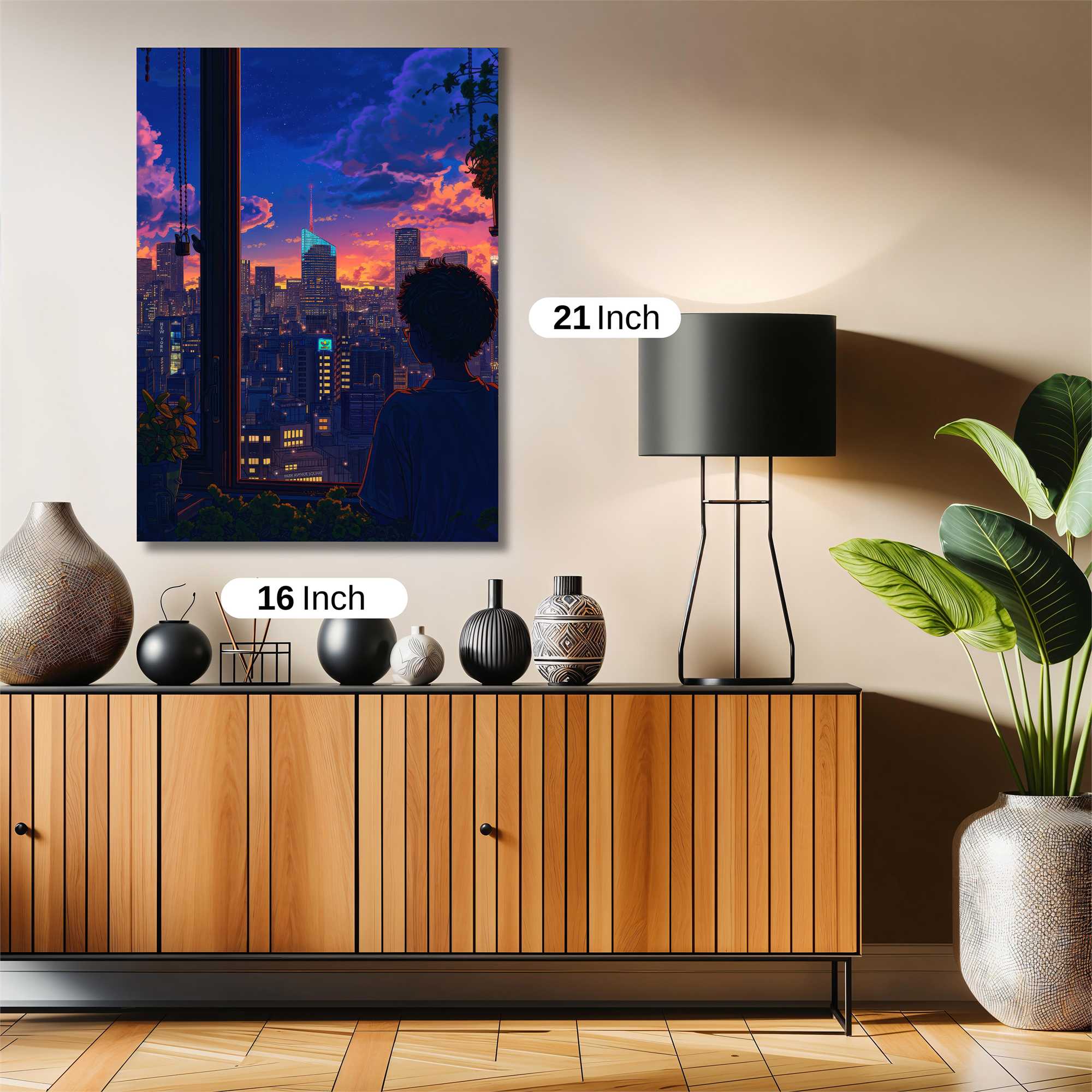 City Dreamscape Safe Wall Magnetic / M