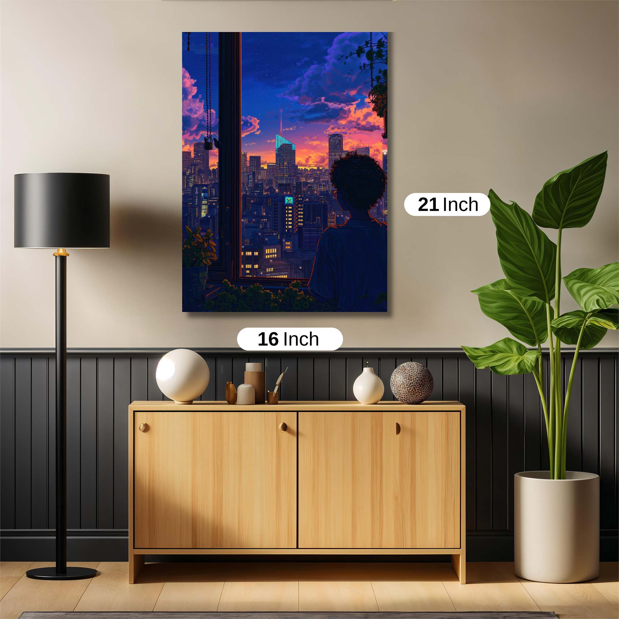 City Dreamscape Safe Wall Magnetic / M