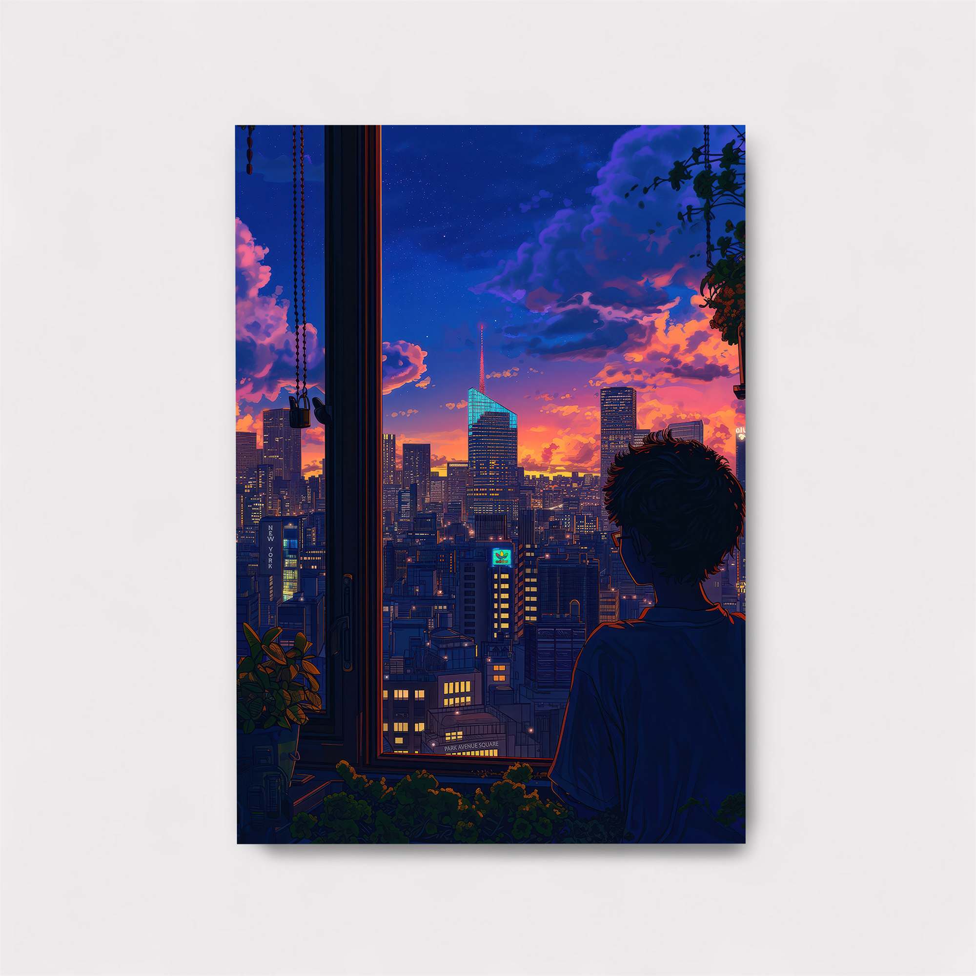 City Dreamscape Safe Wall Magnetic / M