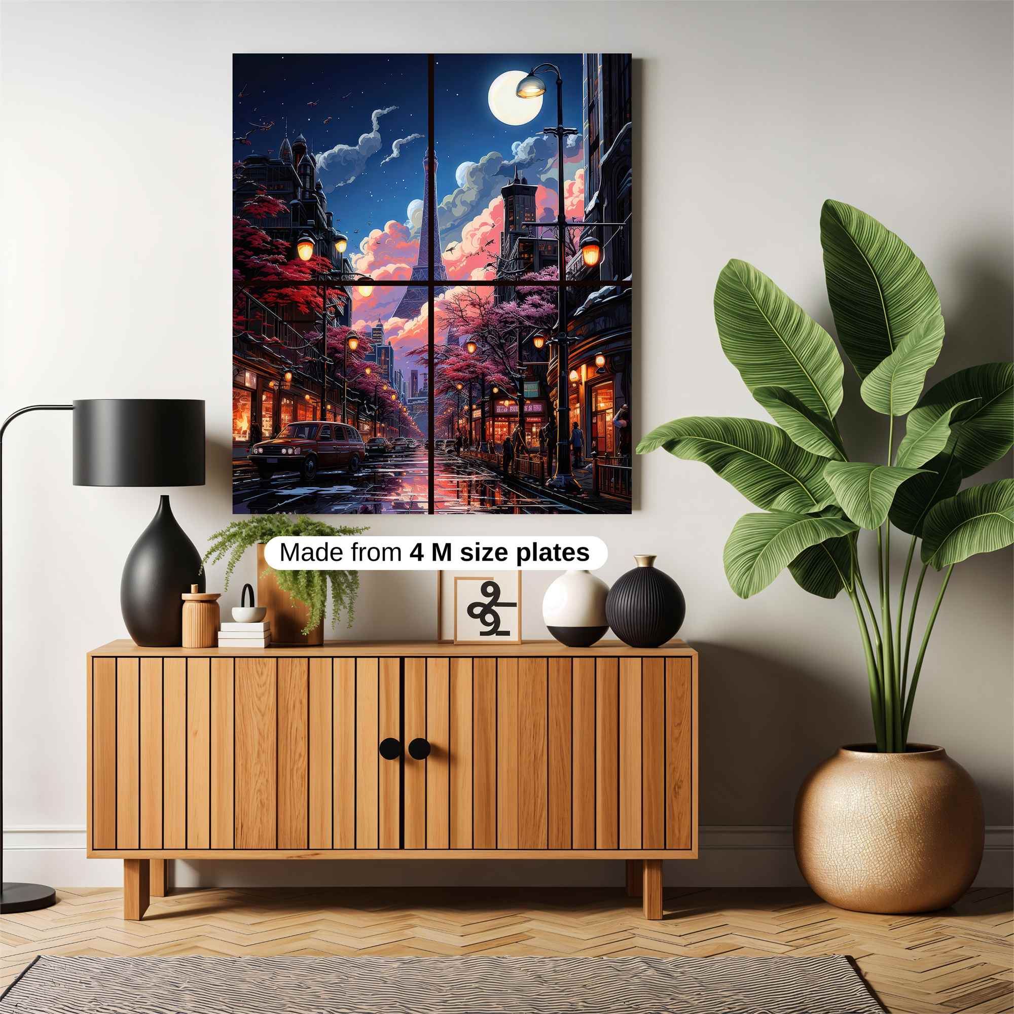 Eiffel Dreamscape Safe Wall Magnetic / M