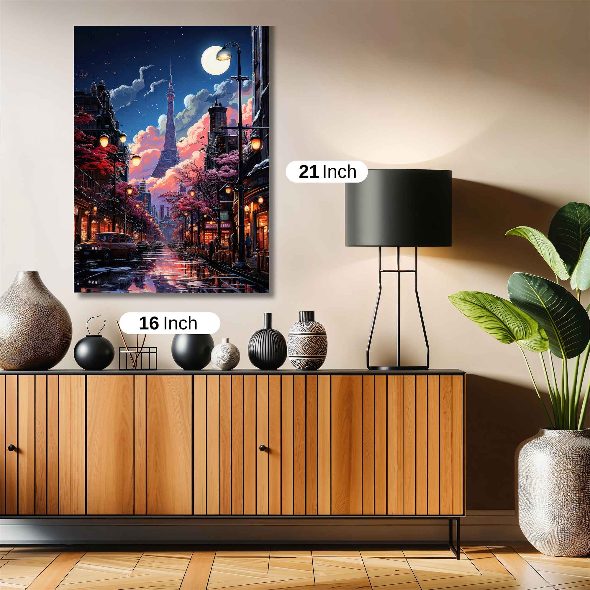 Eiffel Dreamscape Safe Wall Magnetic / M