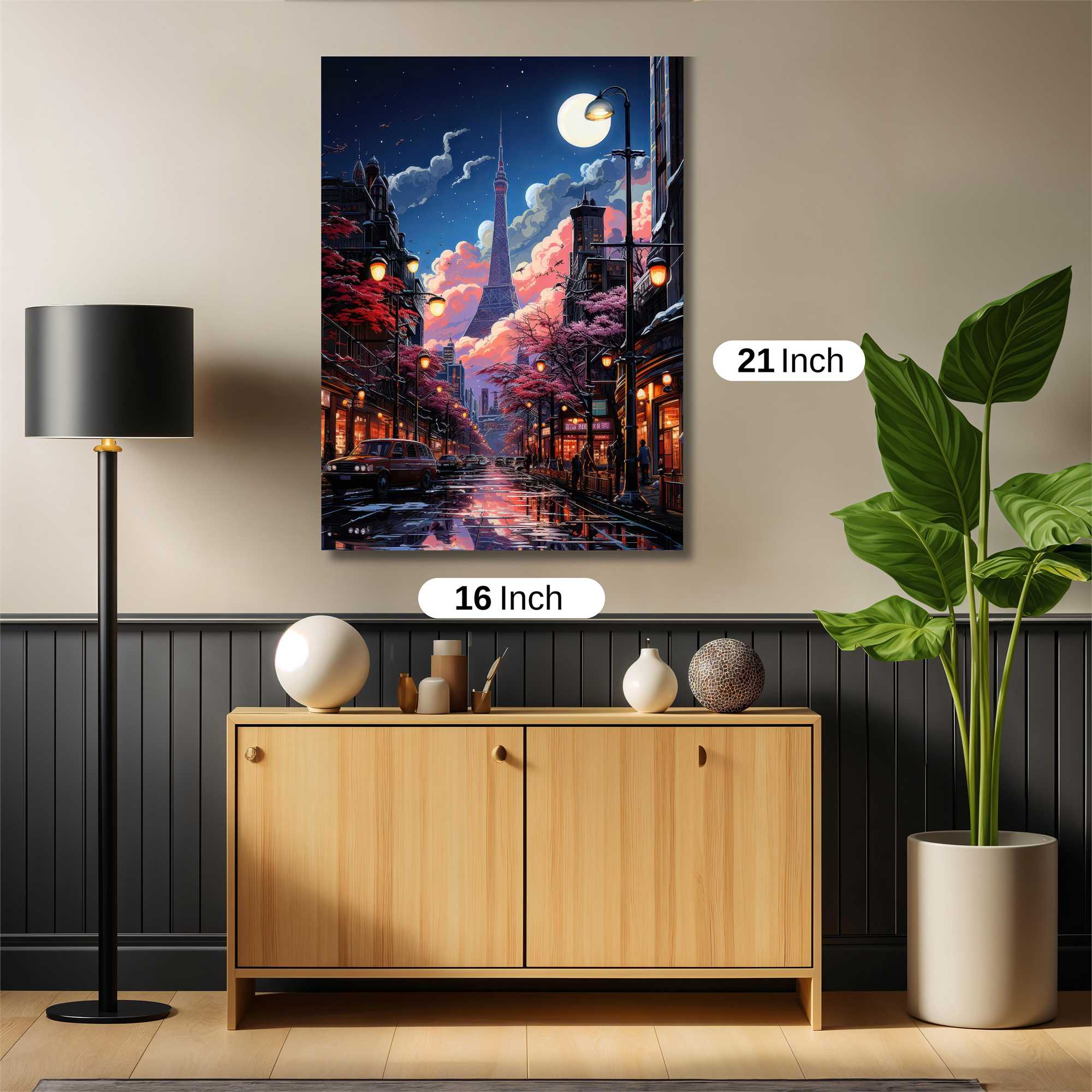 Eiffel Dreamscape Safe Wall Magnetic / M